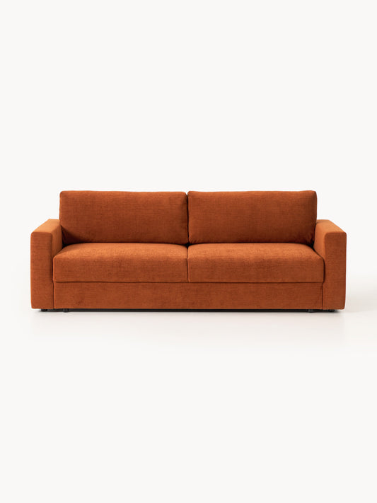 Galeriebild 1 - Samt-Schlafsofa Tasha (3-Sitzer) mit Stauraum