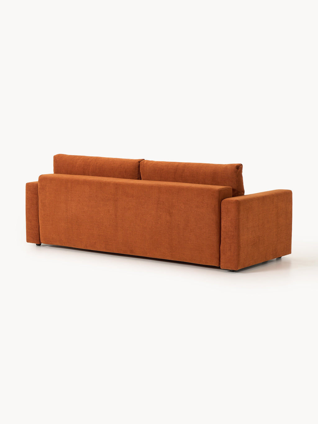 Samt-Schlafsofa Tasha (3-Sitzer) mit Stauraum