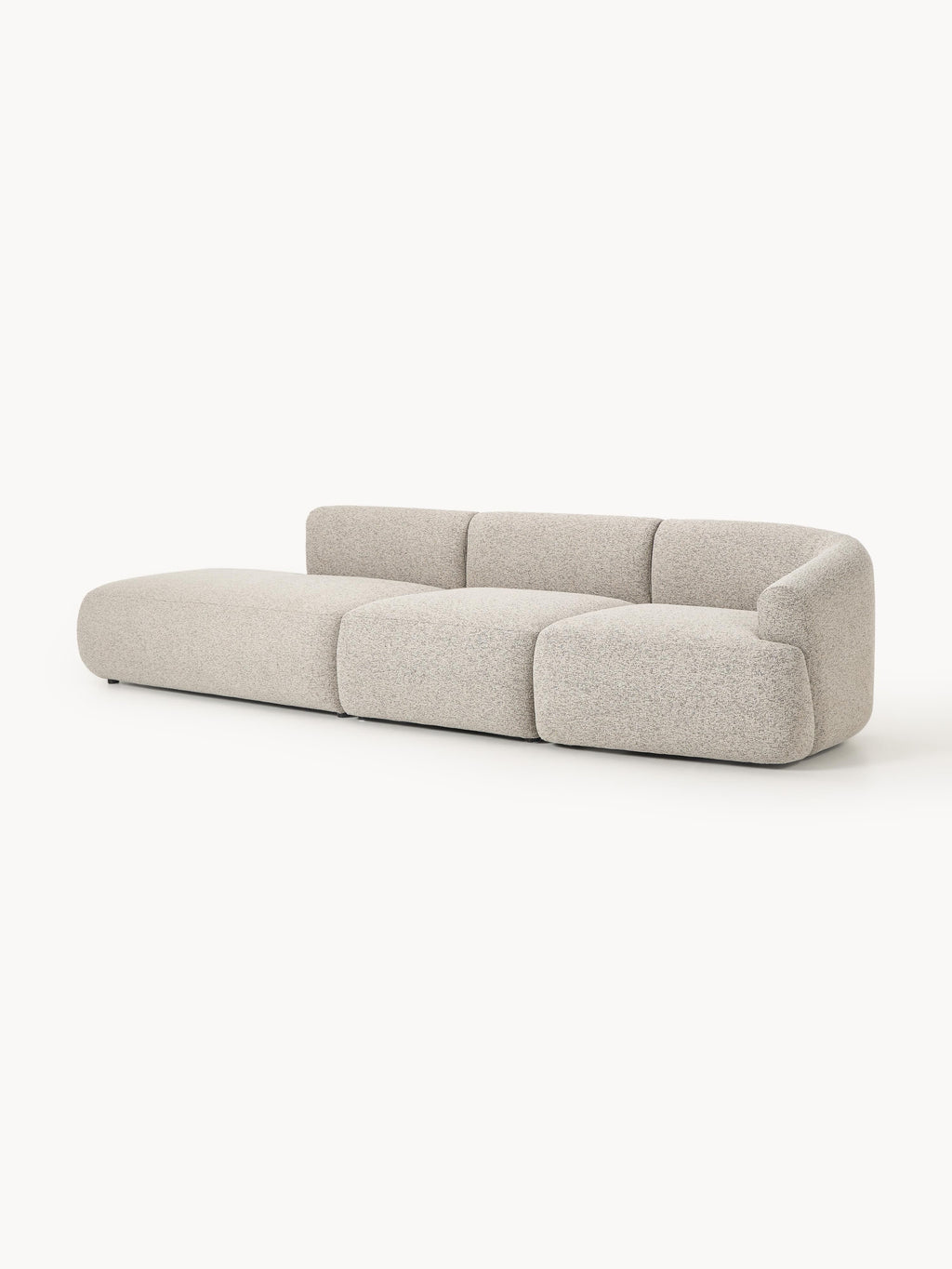 Modulare Bouclé-Chaise Sofia (2-Sitzer)