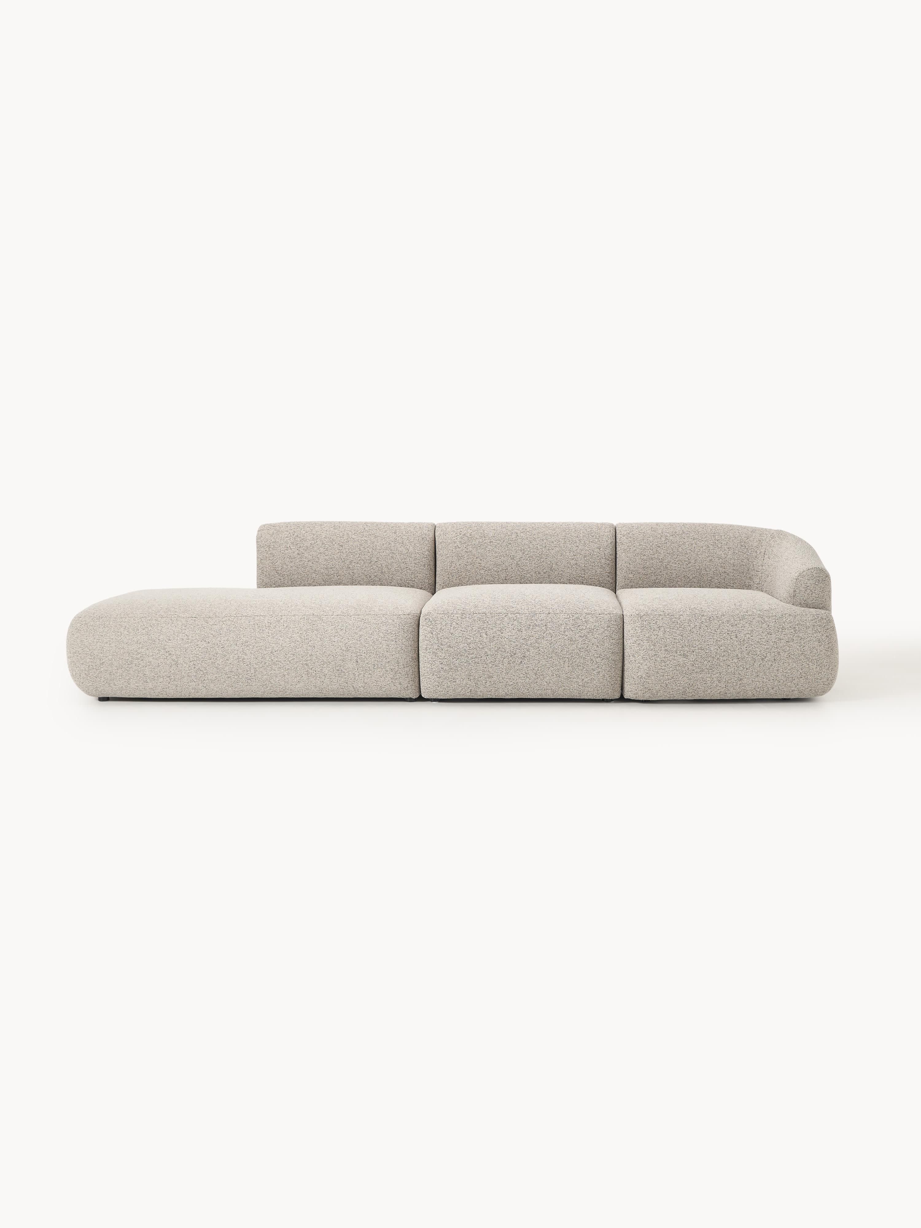 Galeriebild 1 - Modulare Bouclé-Chaise Sofia (2-Sitzer)