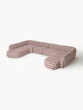 Galeriebild 1 - Modulares Gestreiftes XL-Sofa Wolke