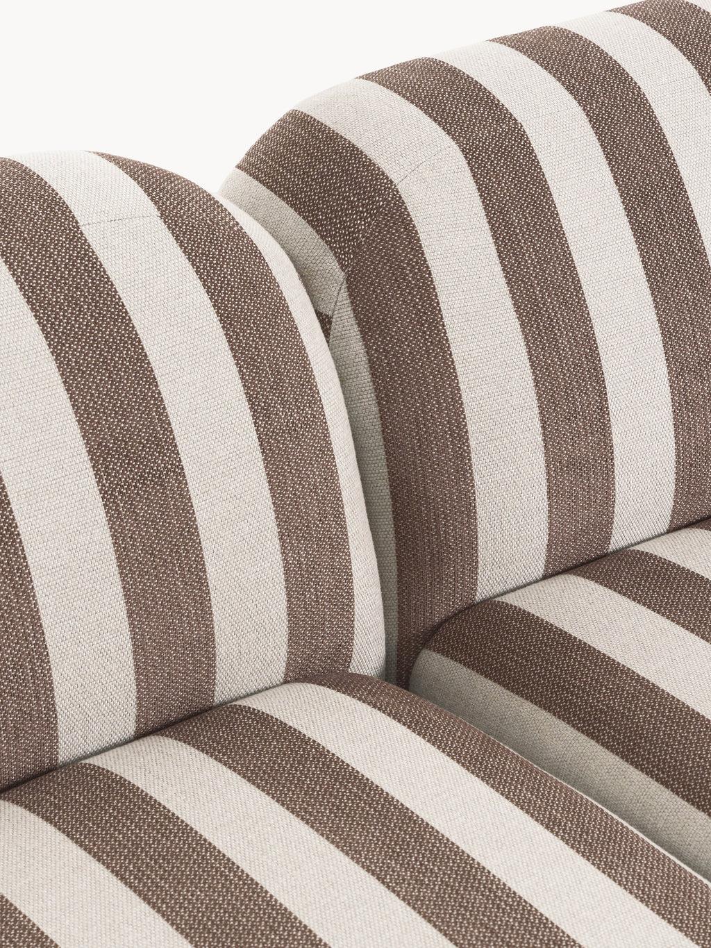 Modulares Gestreiftes Sofa Wolke (3-Sitzer)
