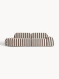 Galeriebild 1 - Modulares Gestreiftes Sofa Wolke (3-Sitzer)