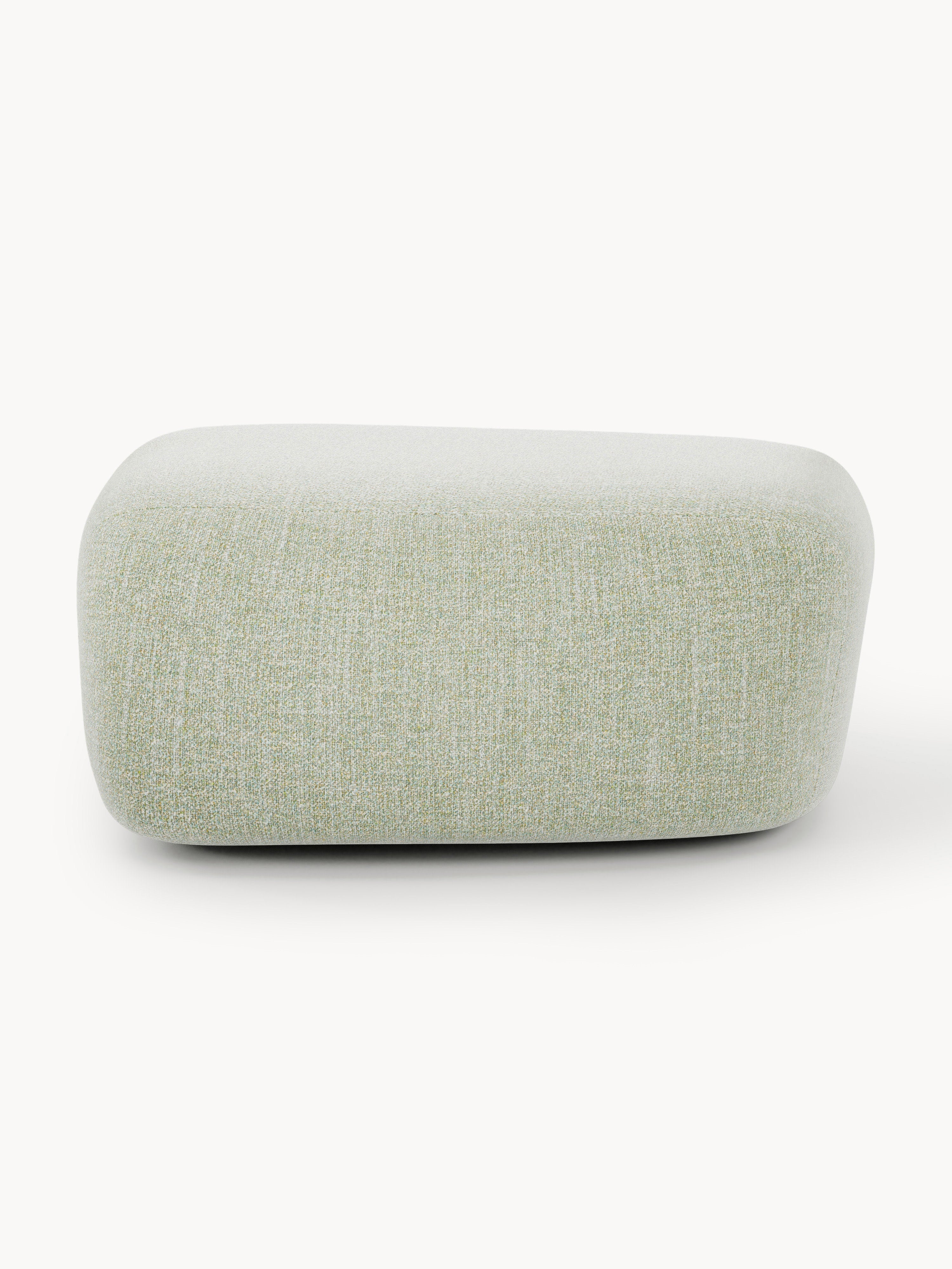 Großer Bouclé-Sofa-Hocker Wolke