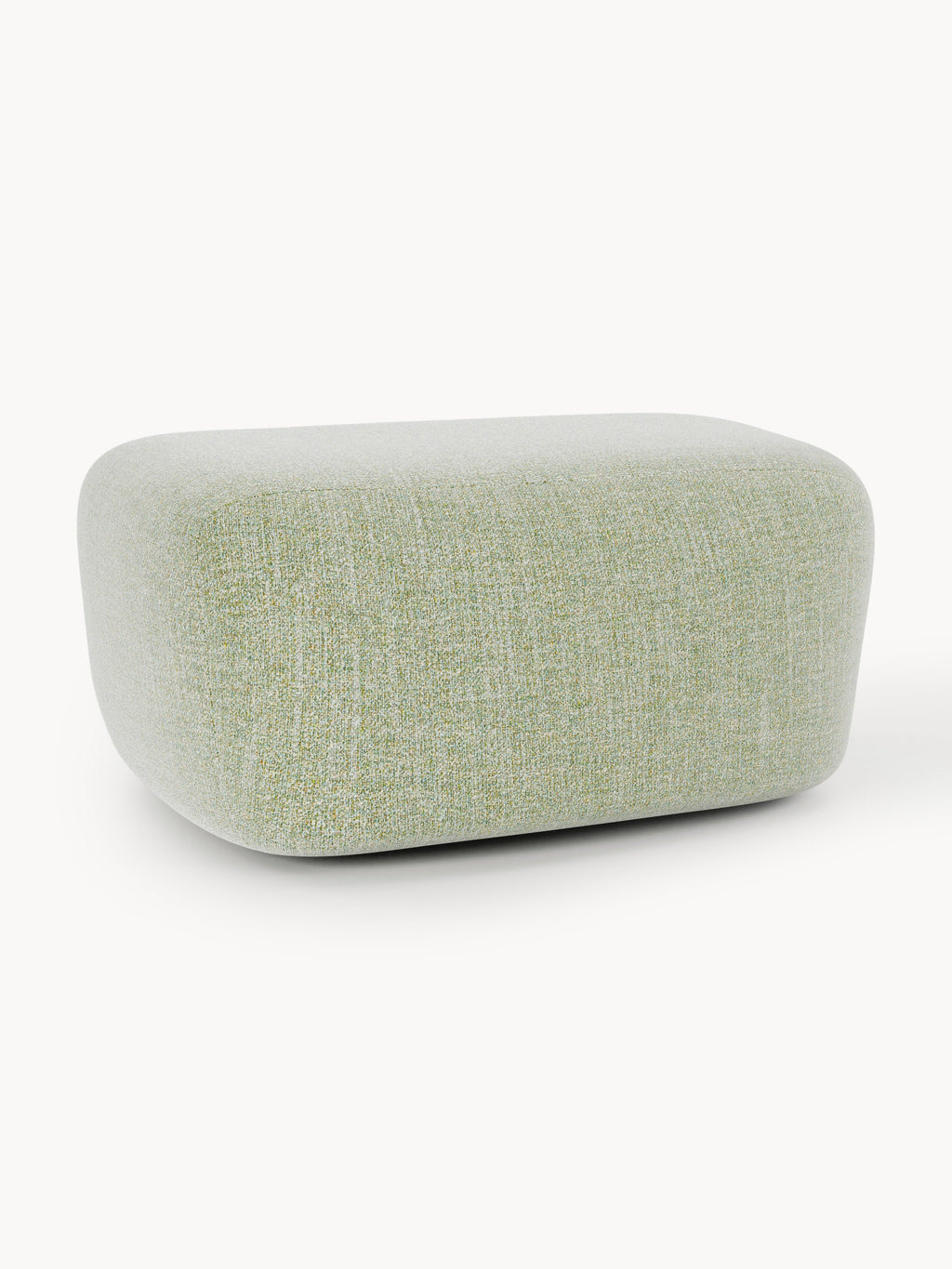 Galeriebild 1 - Großer Bouclé-Sofa-Hocker Wolke