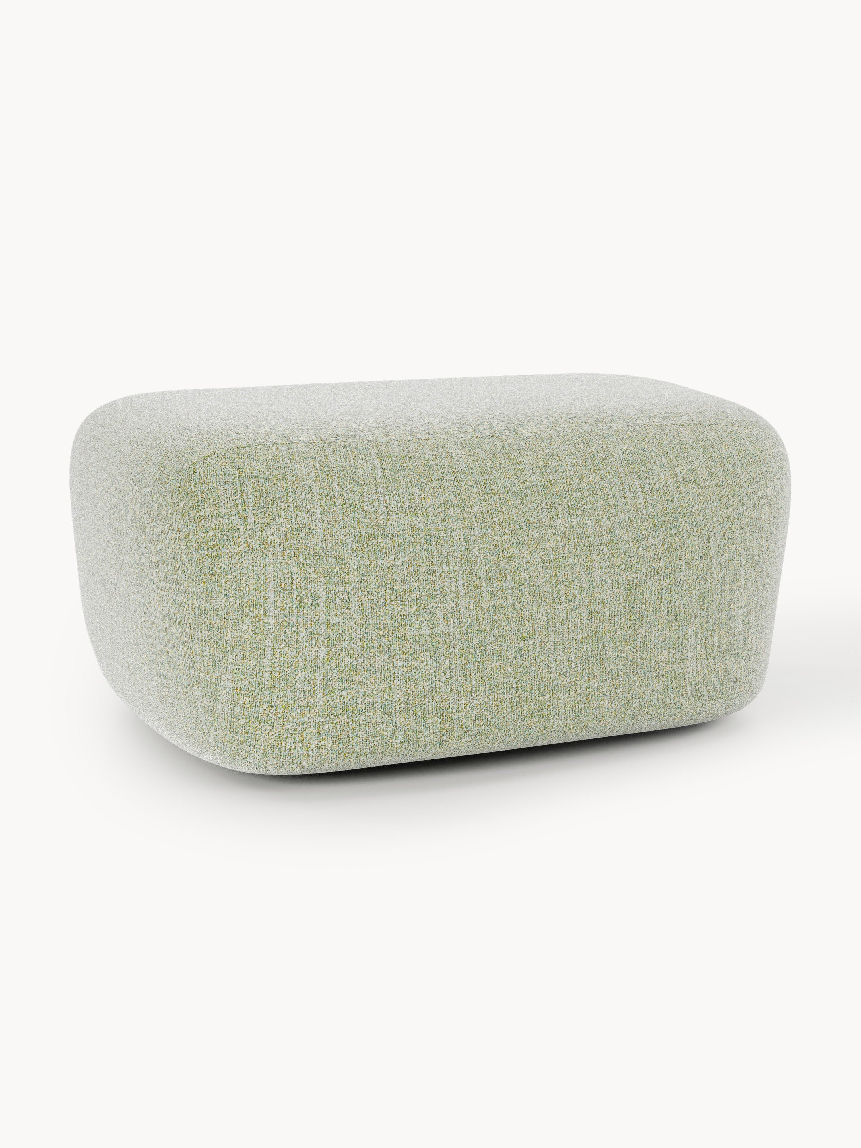 Galeriebild 1 - Großer Bouclé-Sofa-Hocker Wolke