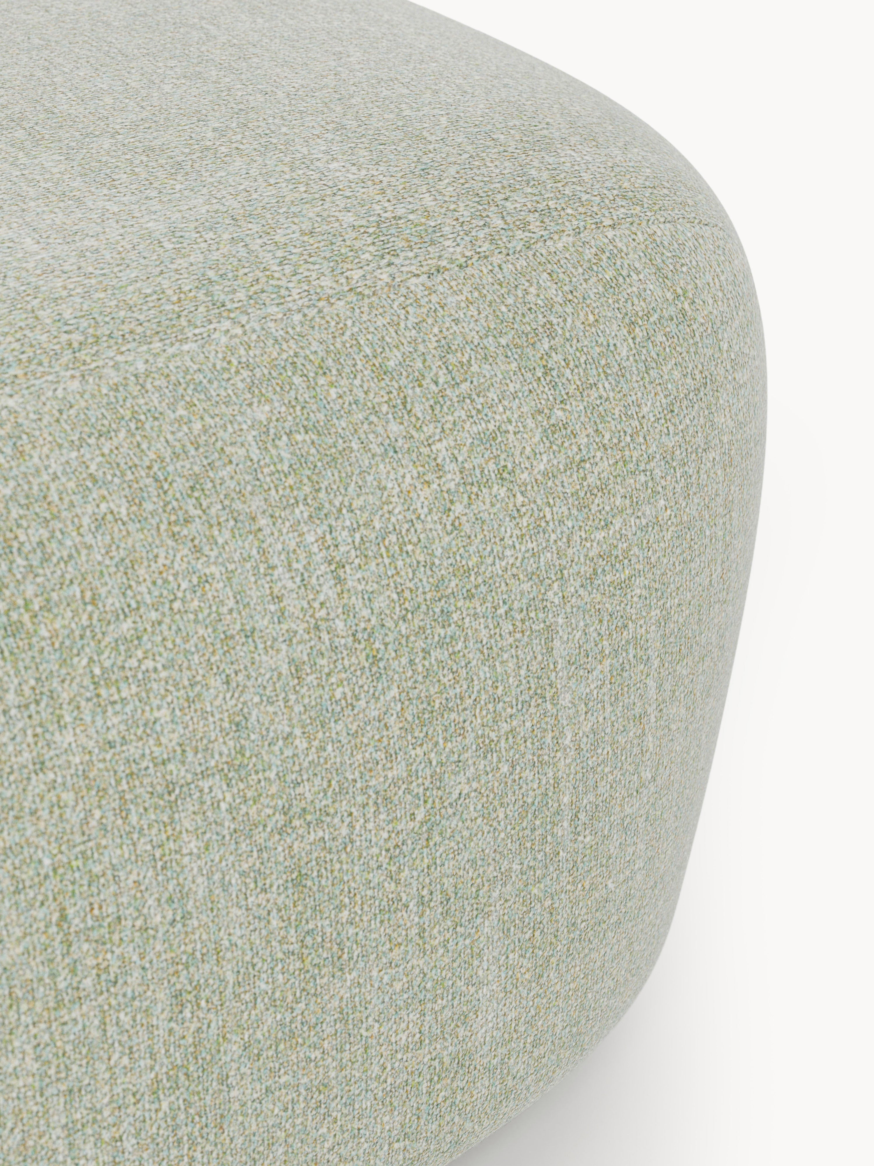 Großer Bouclé-Sofa-Hocker Wolke