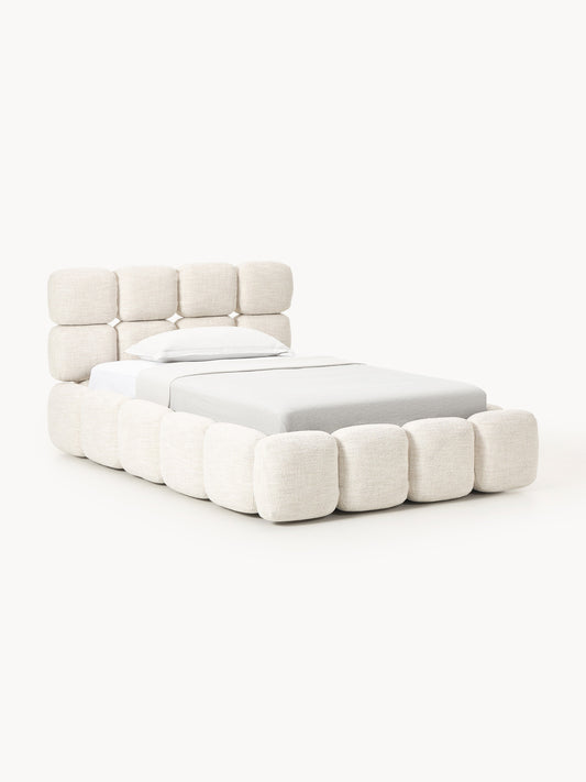Galeriebild 1 - Einzelbett Tayla aus Teddy-Bouclé
