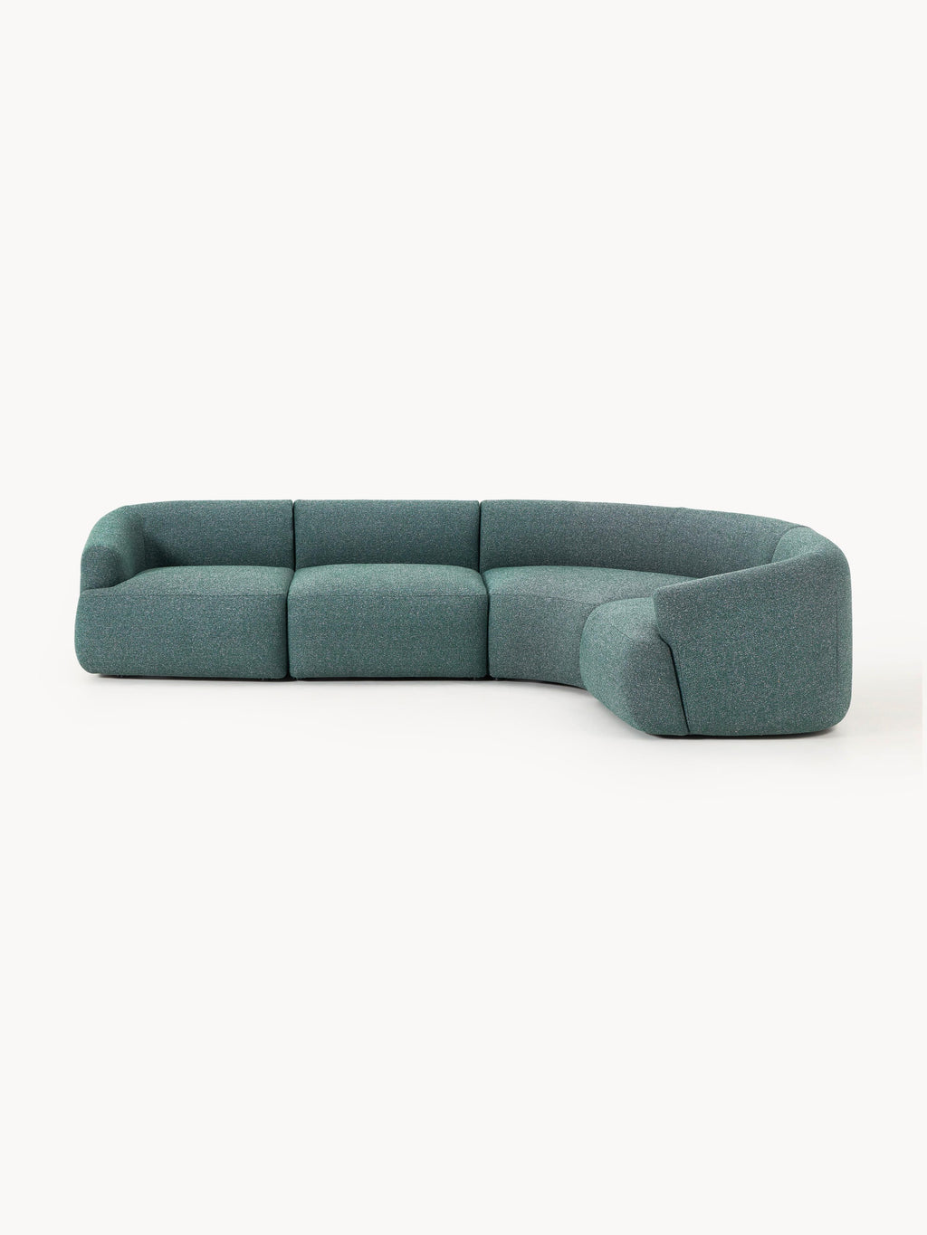 Galeriebild 1 - Modulares Bouclé-Ecksofa Sofia (4-Sitzer)
