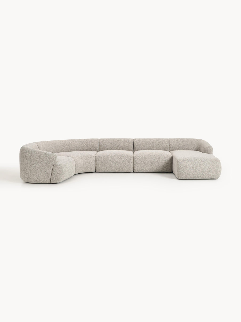 Modulares Bouclé-XL-Sofa Sofia