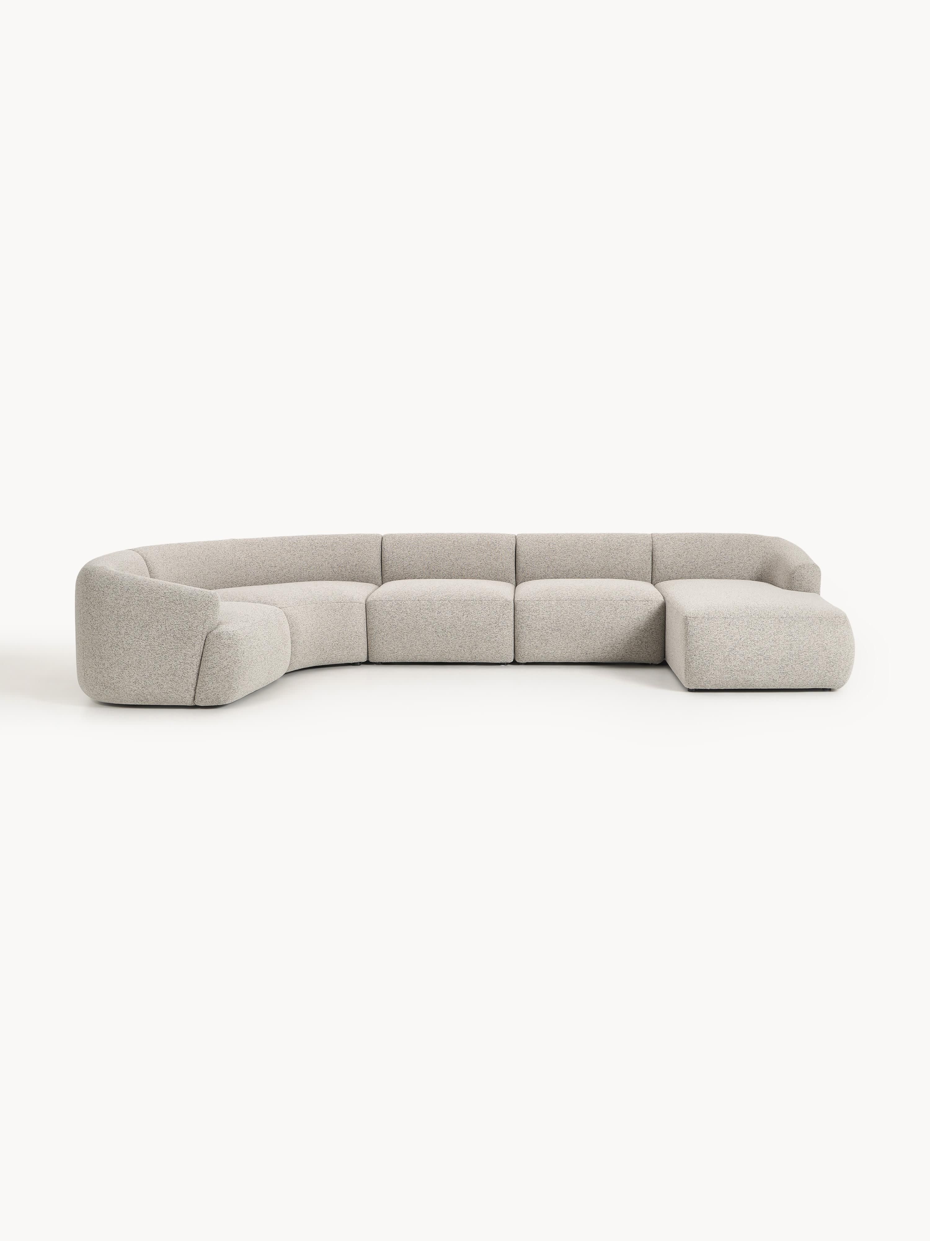 Modulares Bouclé-XL-Sofa Sofia