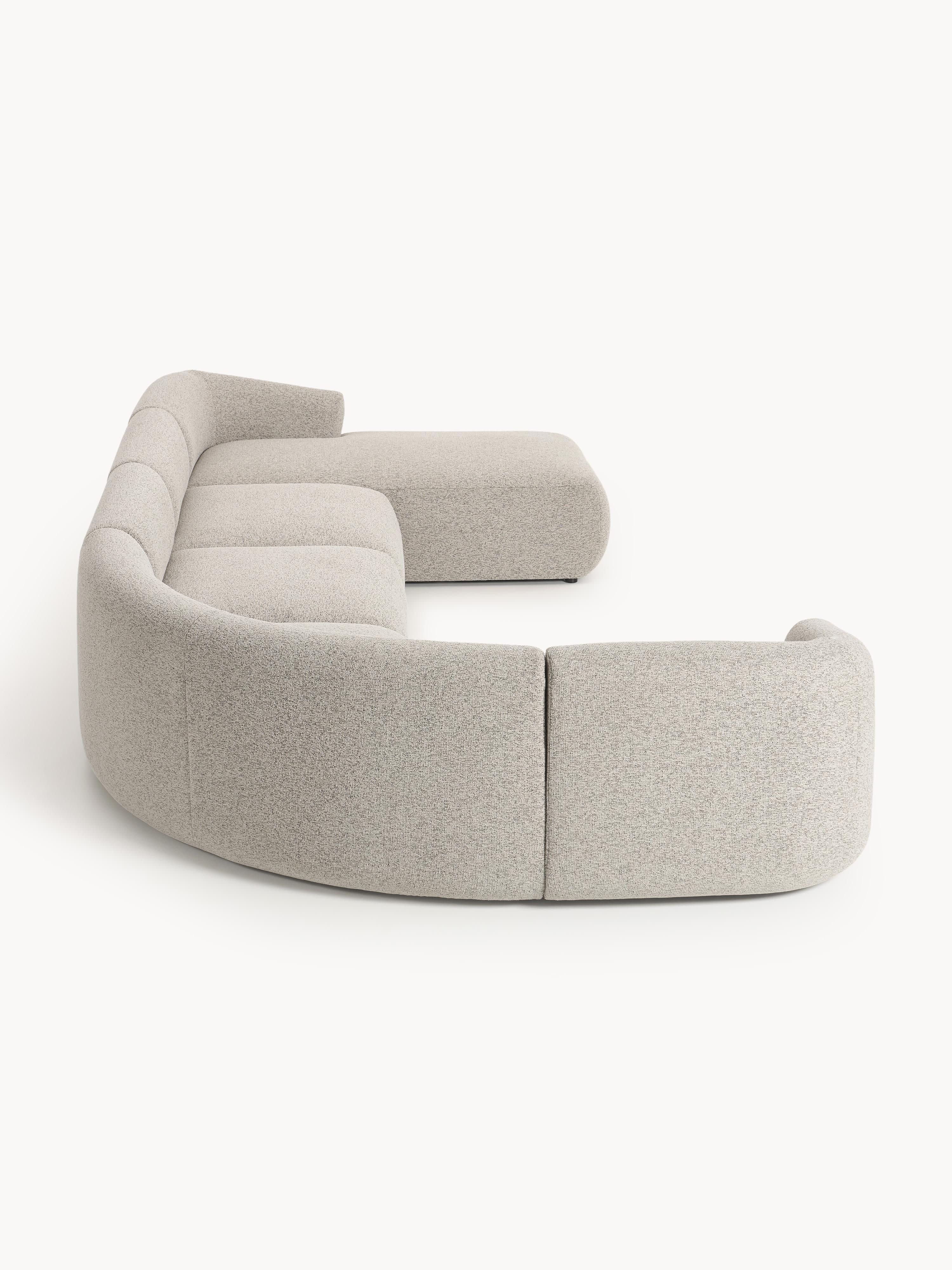 Modulares Bouclé-XL-Sofa Sofia