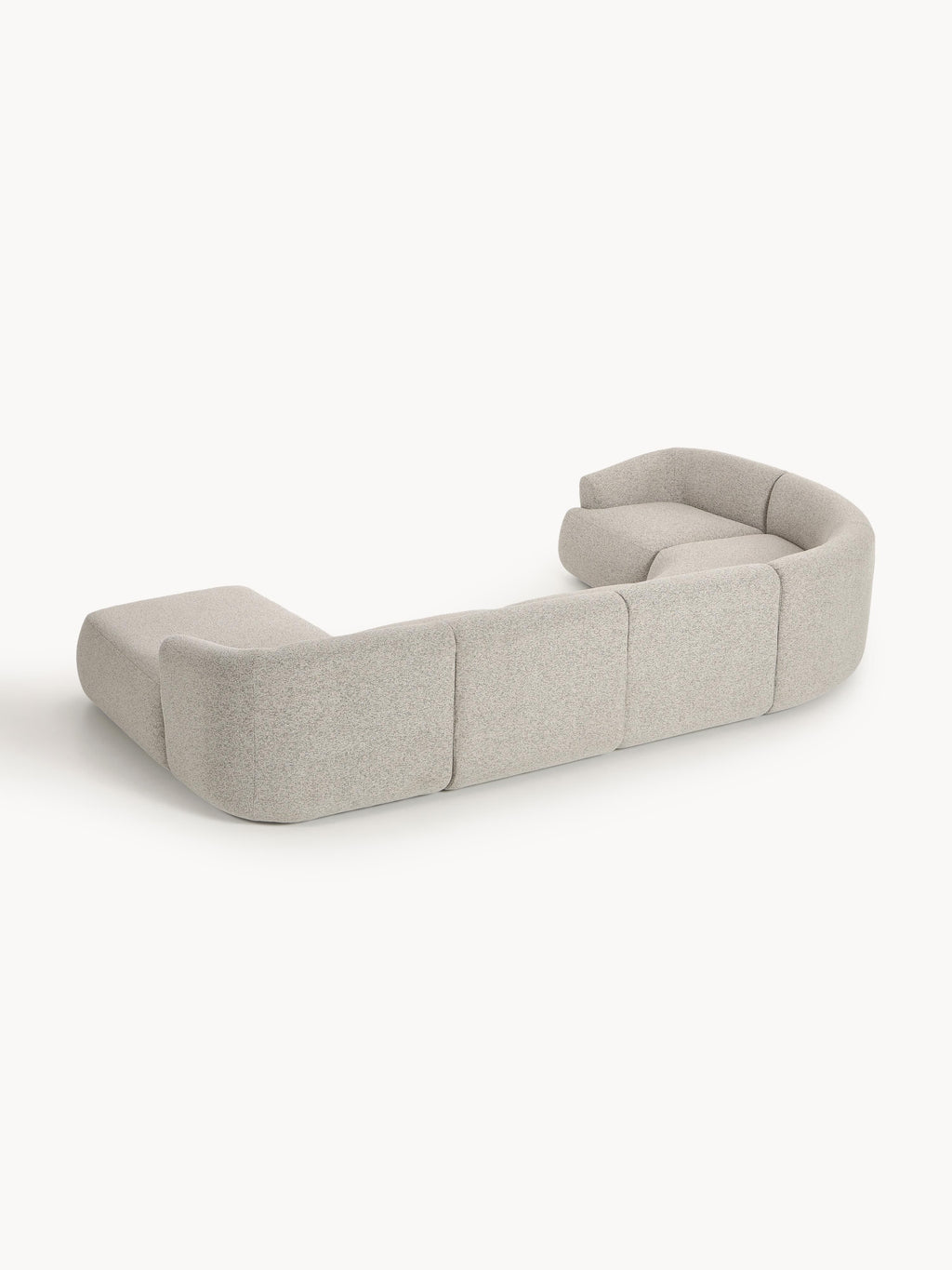 Modulares Bouclé-XL-Sofa Sofia