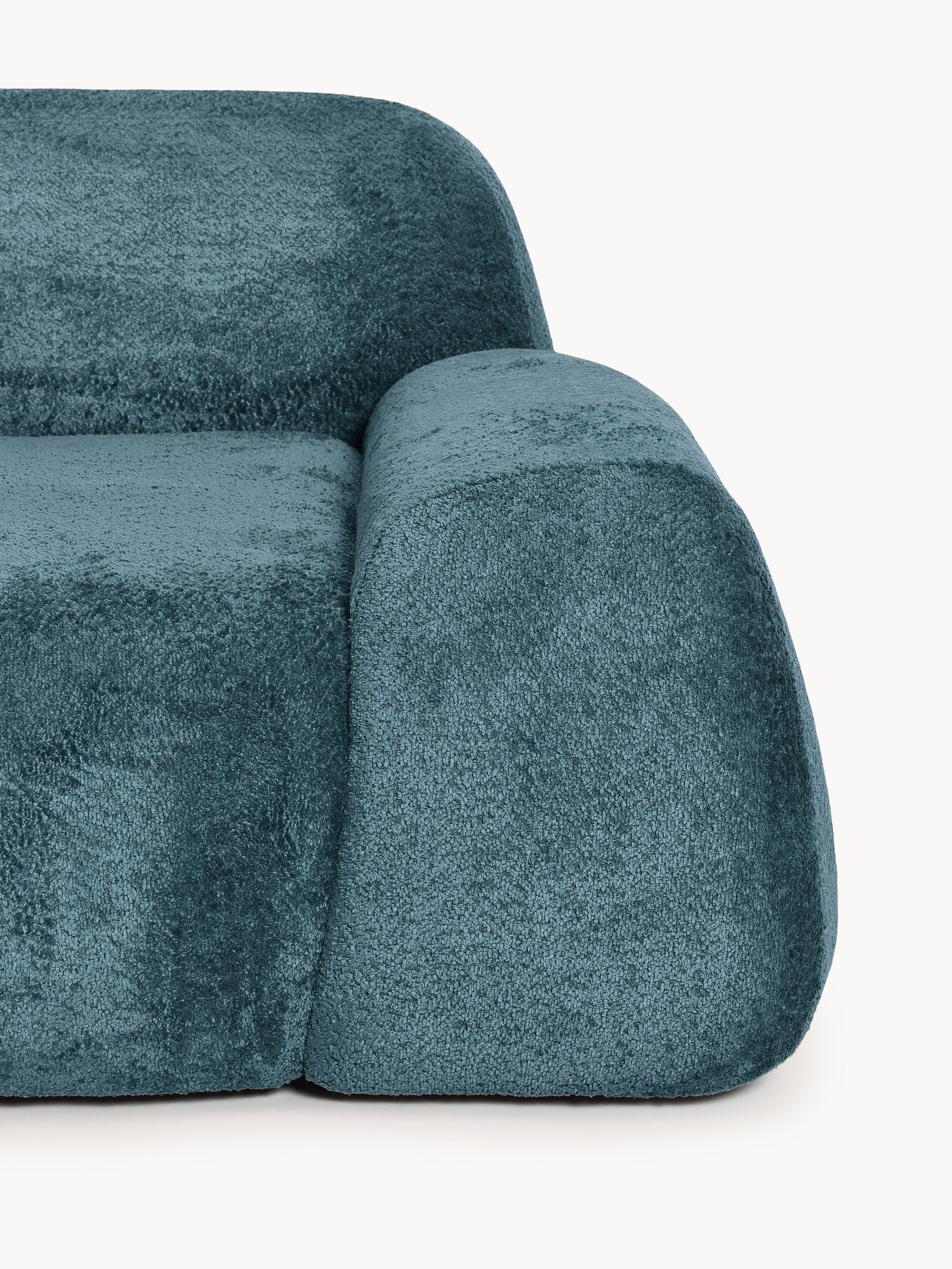 Modulares Teddy-Bouclé-Ecksofa Wolke (4-Sitzer) mit Chaiselongue