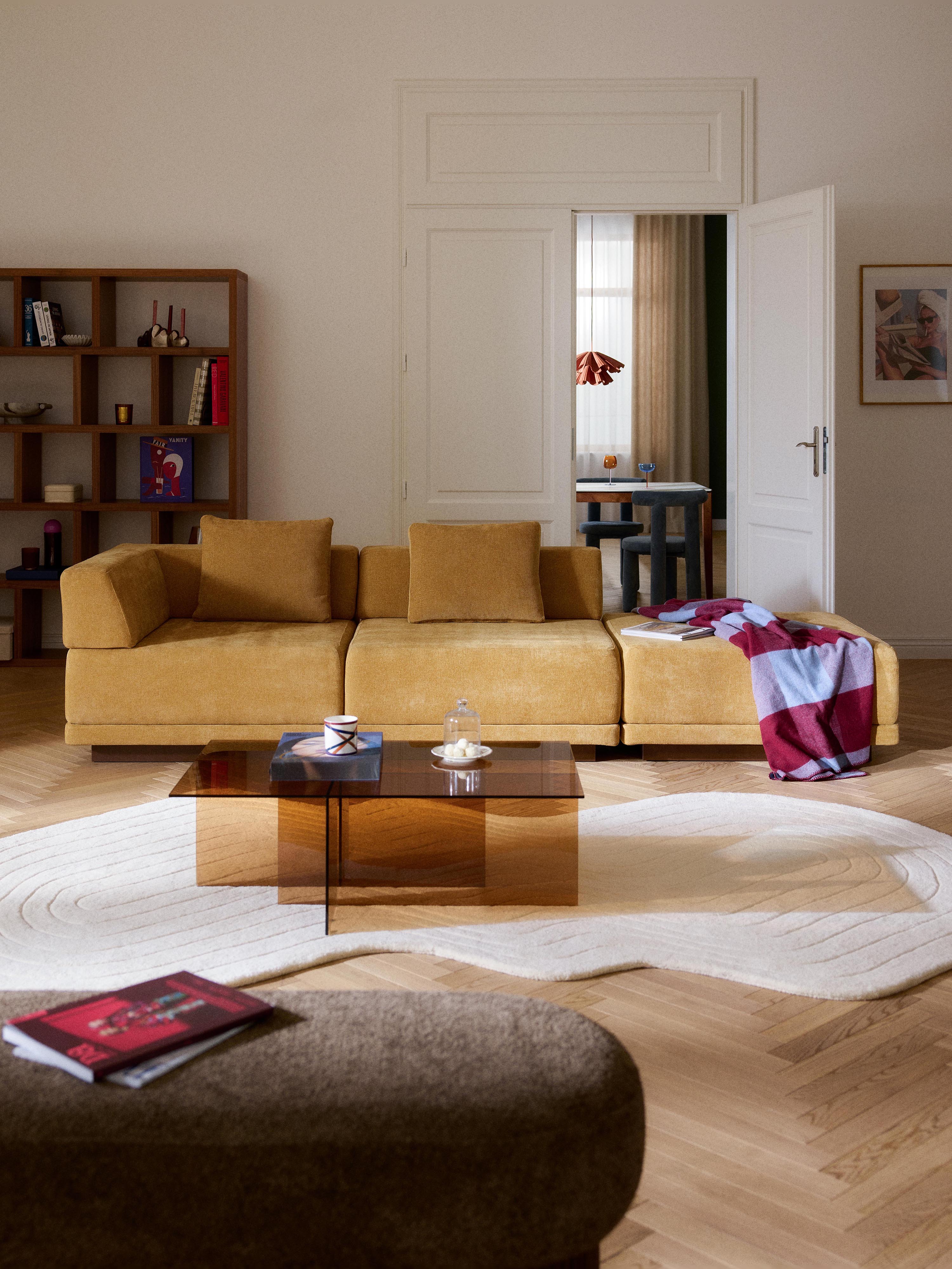 Modulares Sofa Colin (4-Sitzer) mit Ottomane