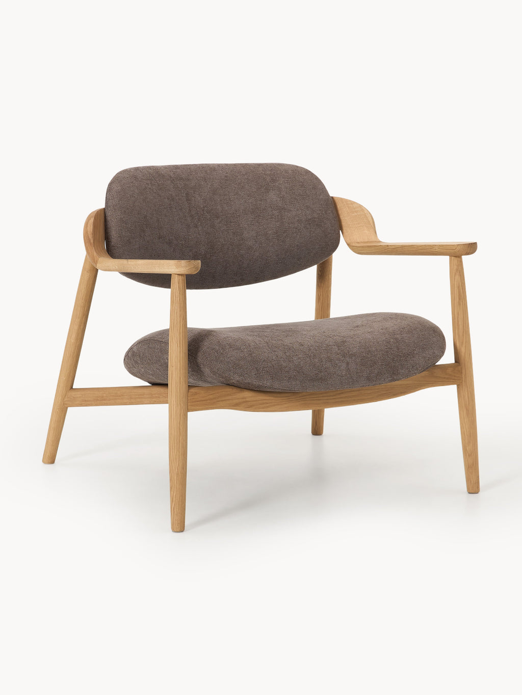 Galeriebild 1 - Loungesessel Rae aus Eichenholz