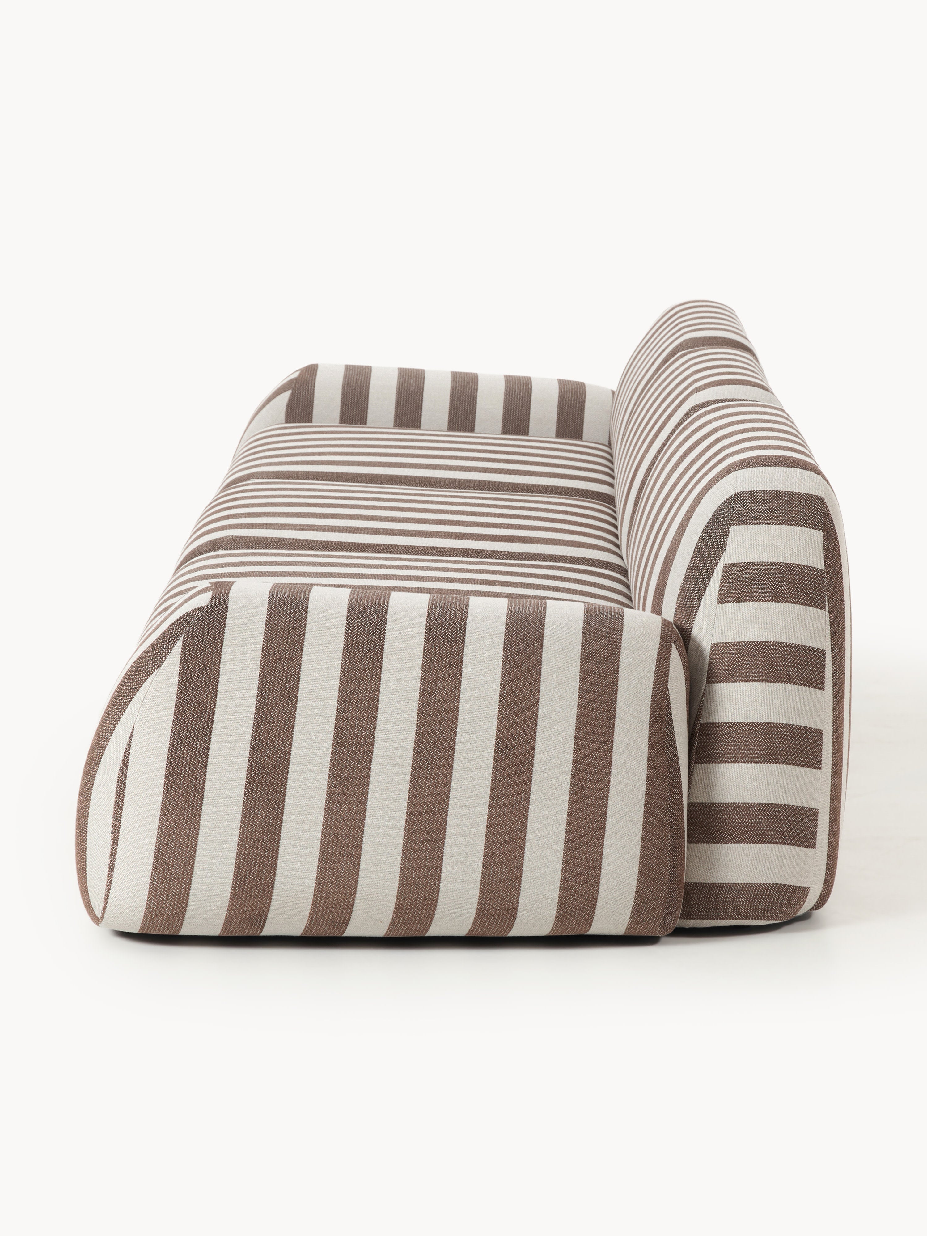 Modulares Gestreiftes Sofa Wolke (4-Sitzer)