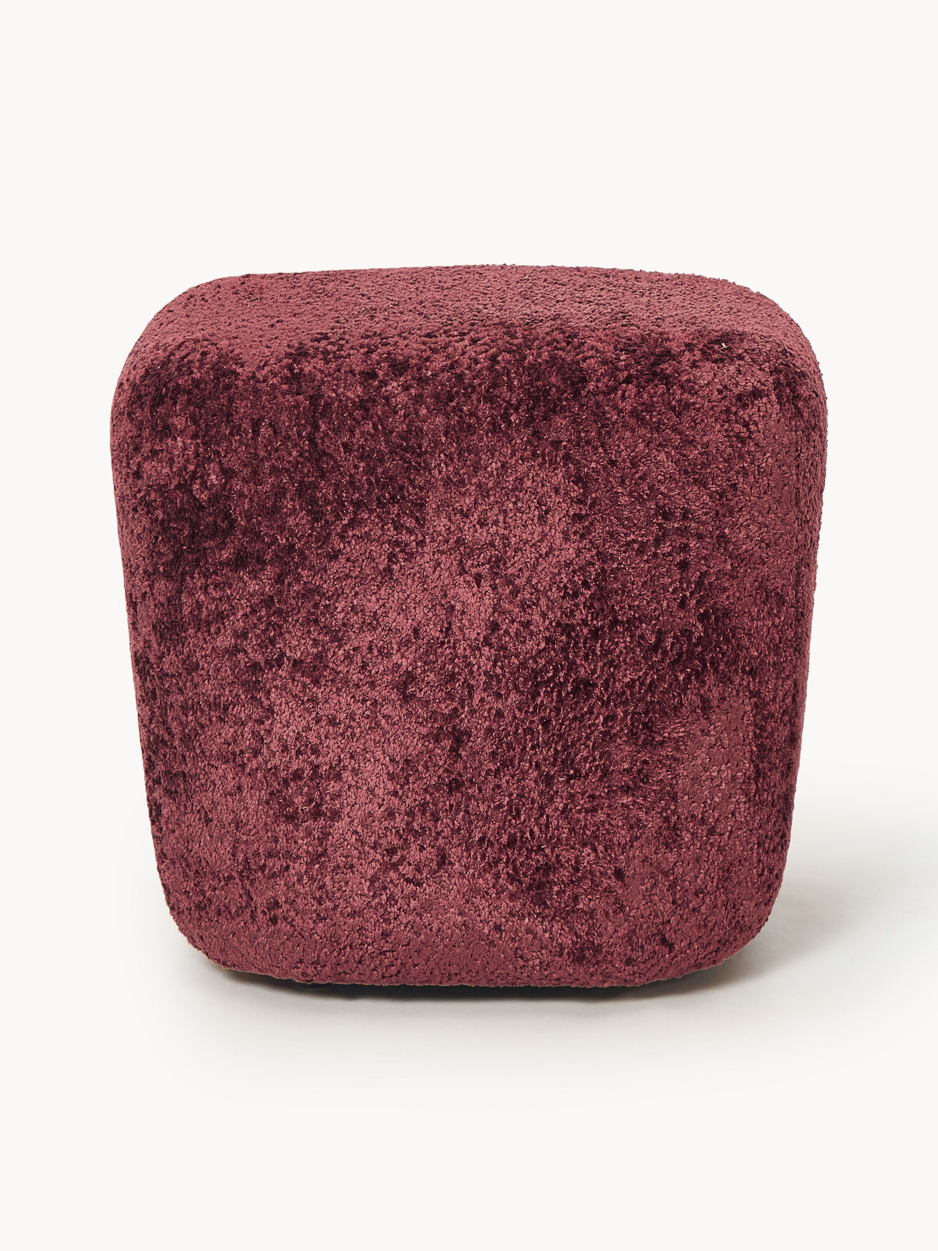 Hohe Ottomane Wolke aus Teddy-Bouclé