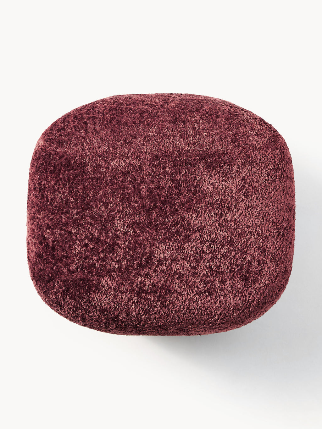 Hohe Ottomane Wolke aus Teddy-Bouclé