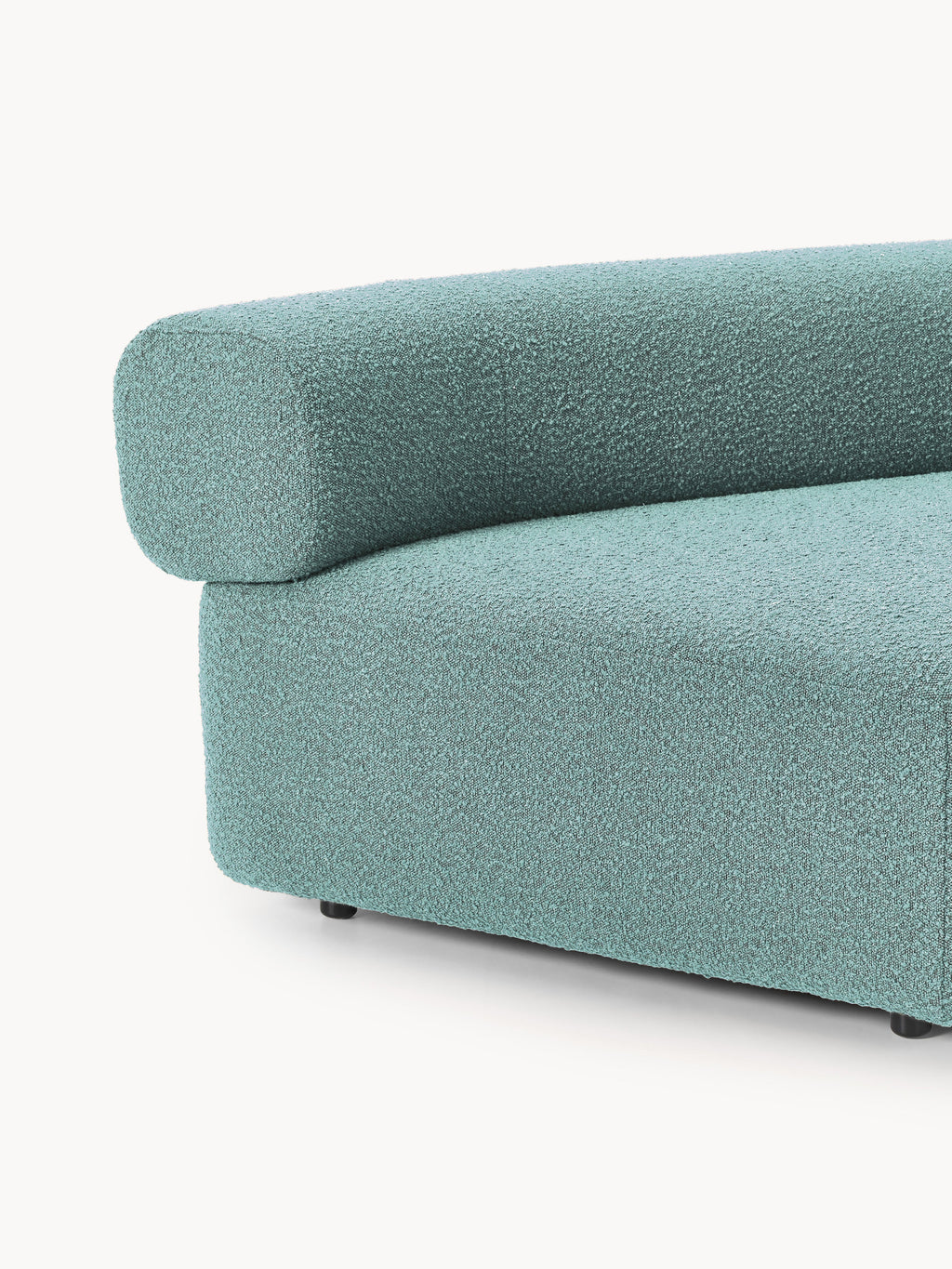 Rundes Bouclé-Eckmodul Anton
