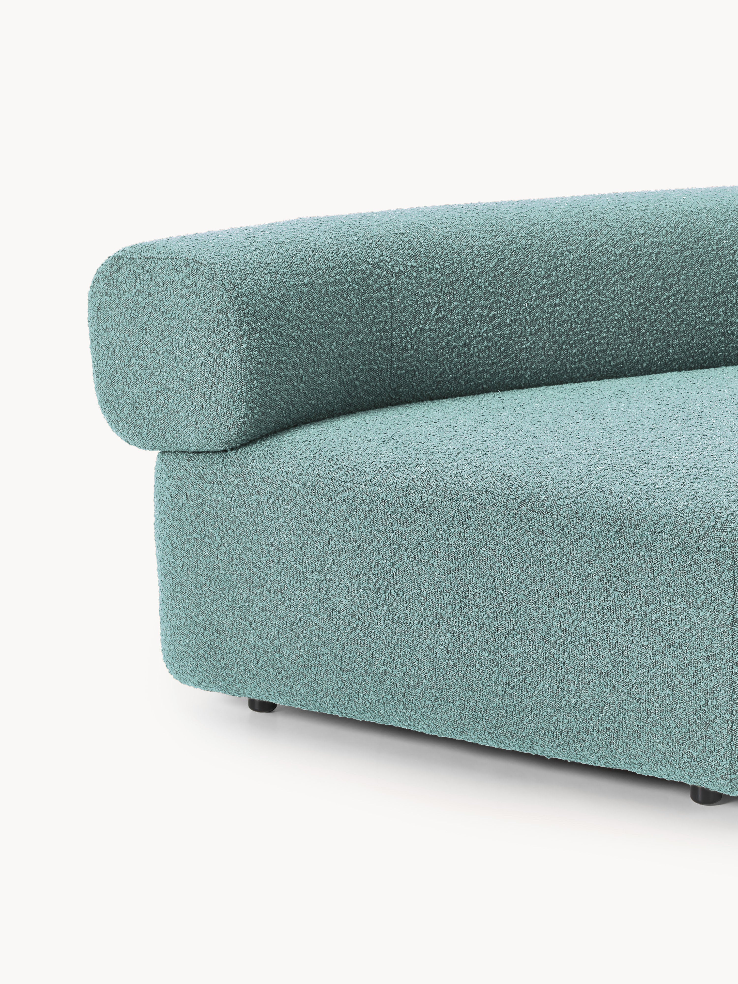 Rundes Bouclé-Eckmodul Anton