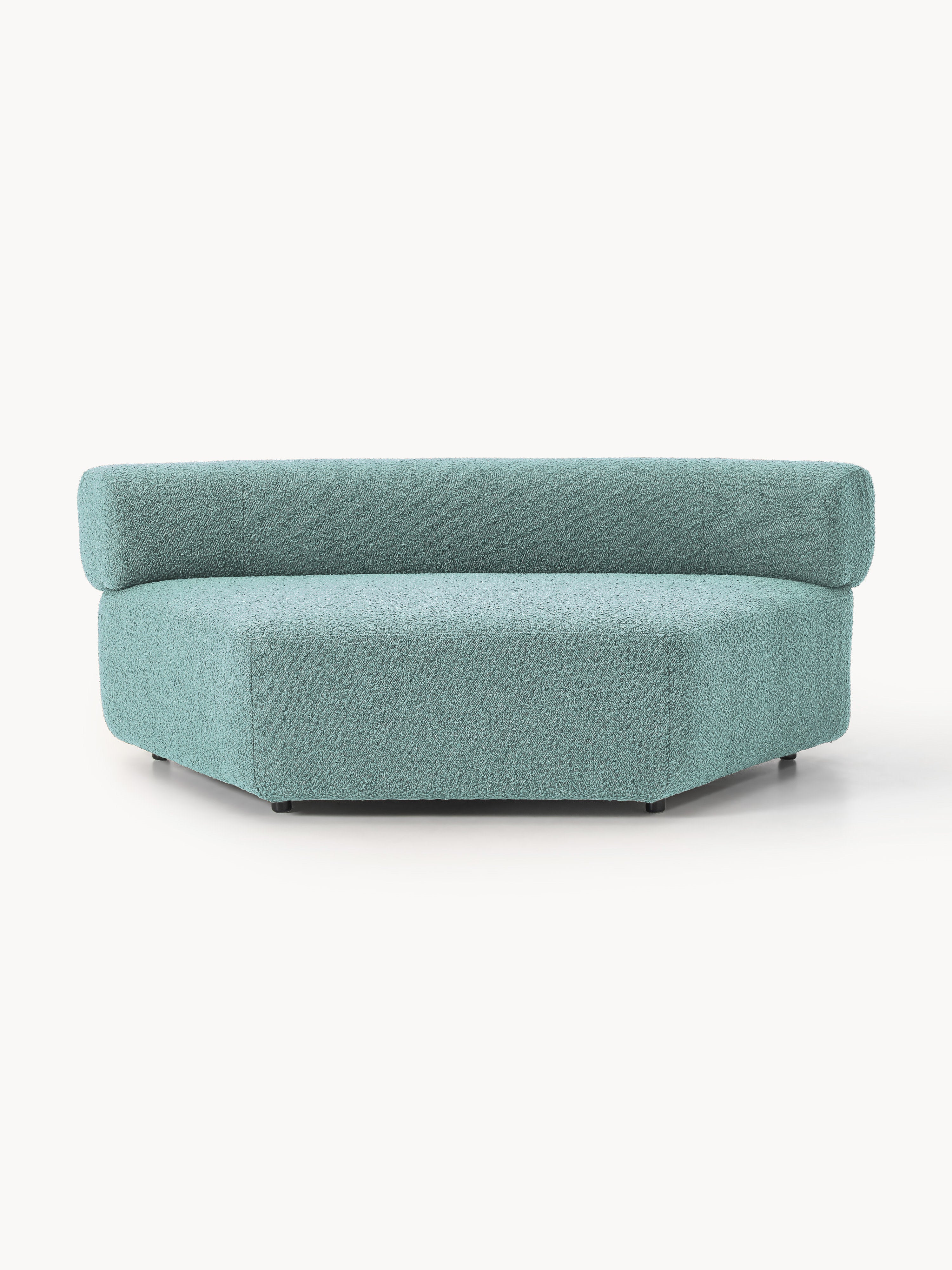 Galeriebild 1 - Rundes Bouclé-Eckmodul Anton