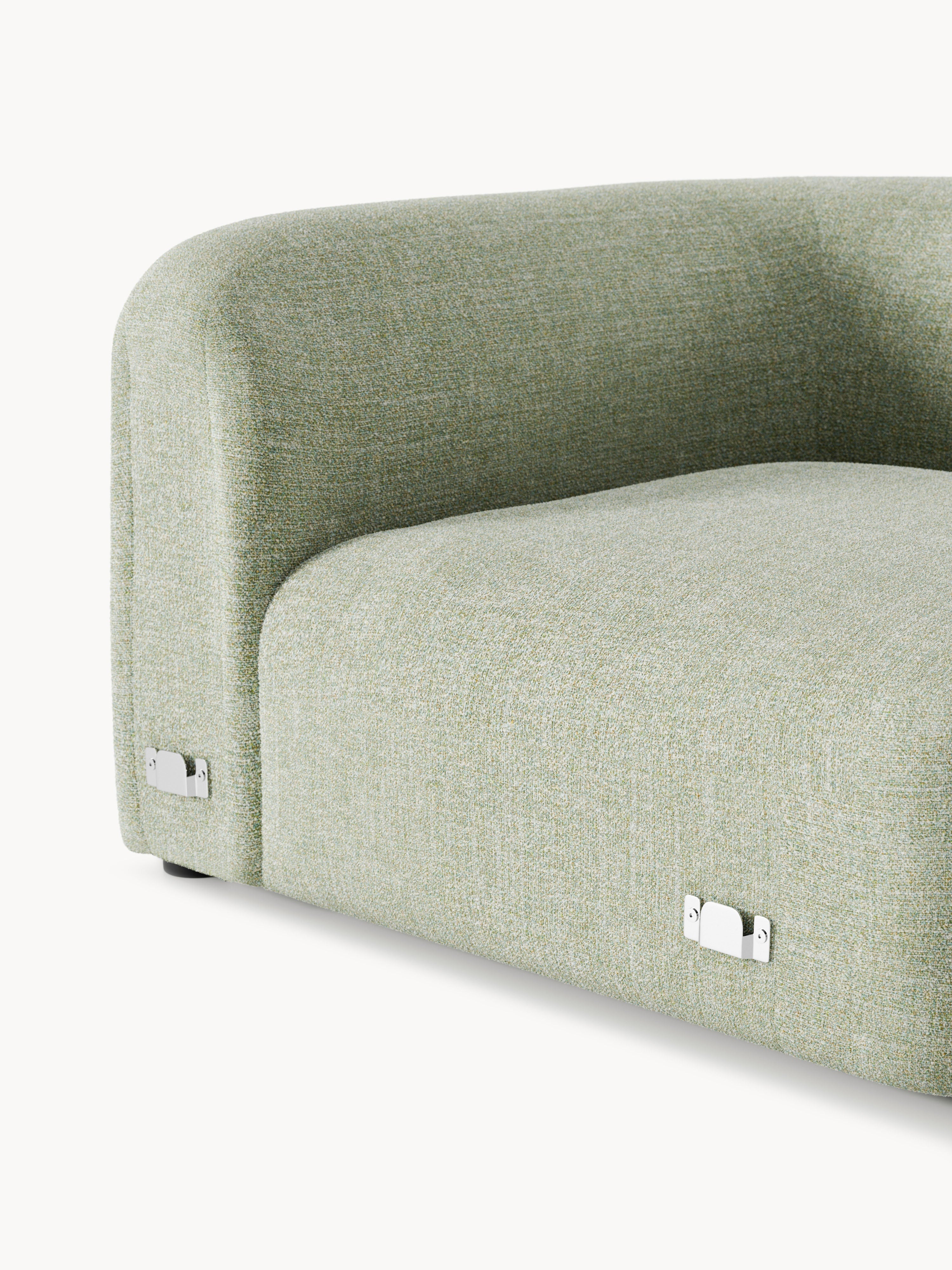 Rundes Bouclé-Eckmodul Wolke
