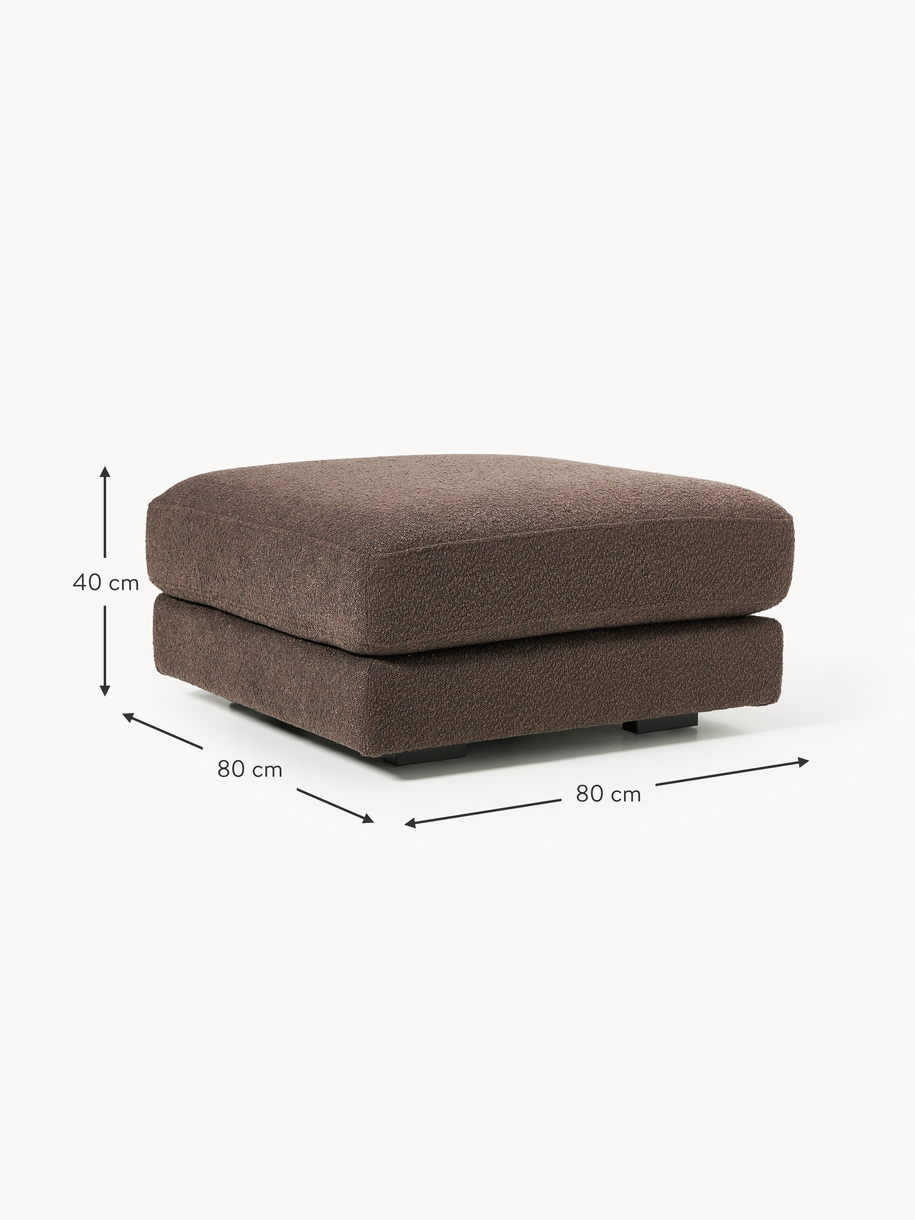 Bouclé Sofa-Hocker Tribeca