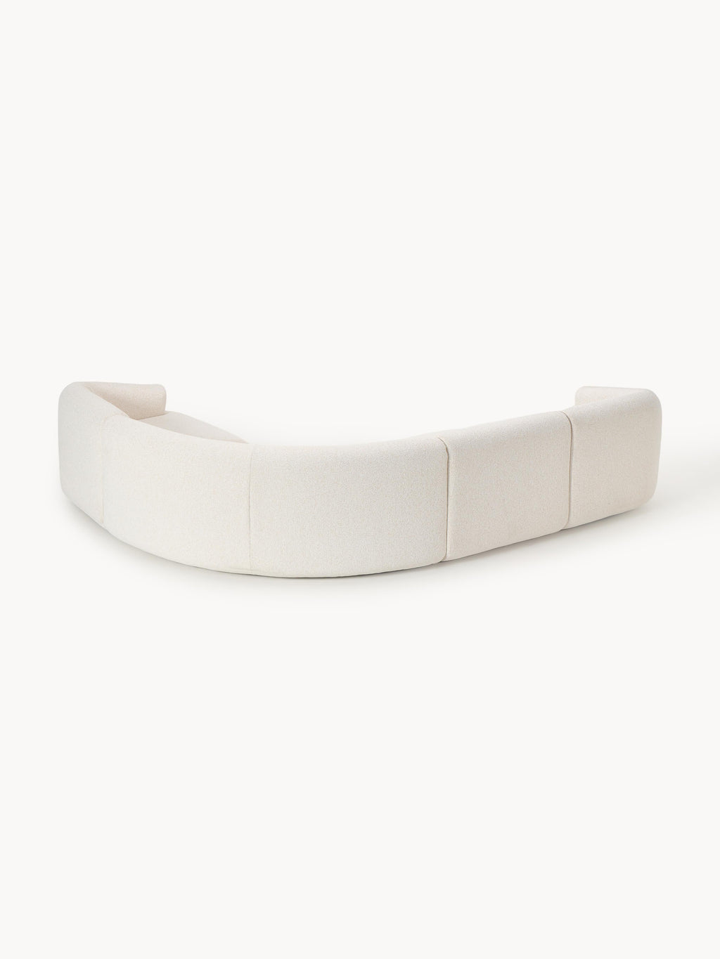 Modulares Bouclé-Ecksofa Sofia (4-Sitzer)