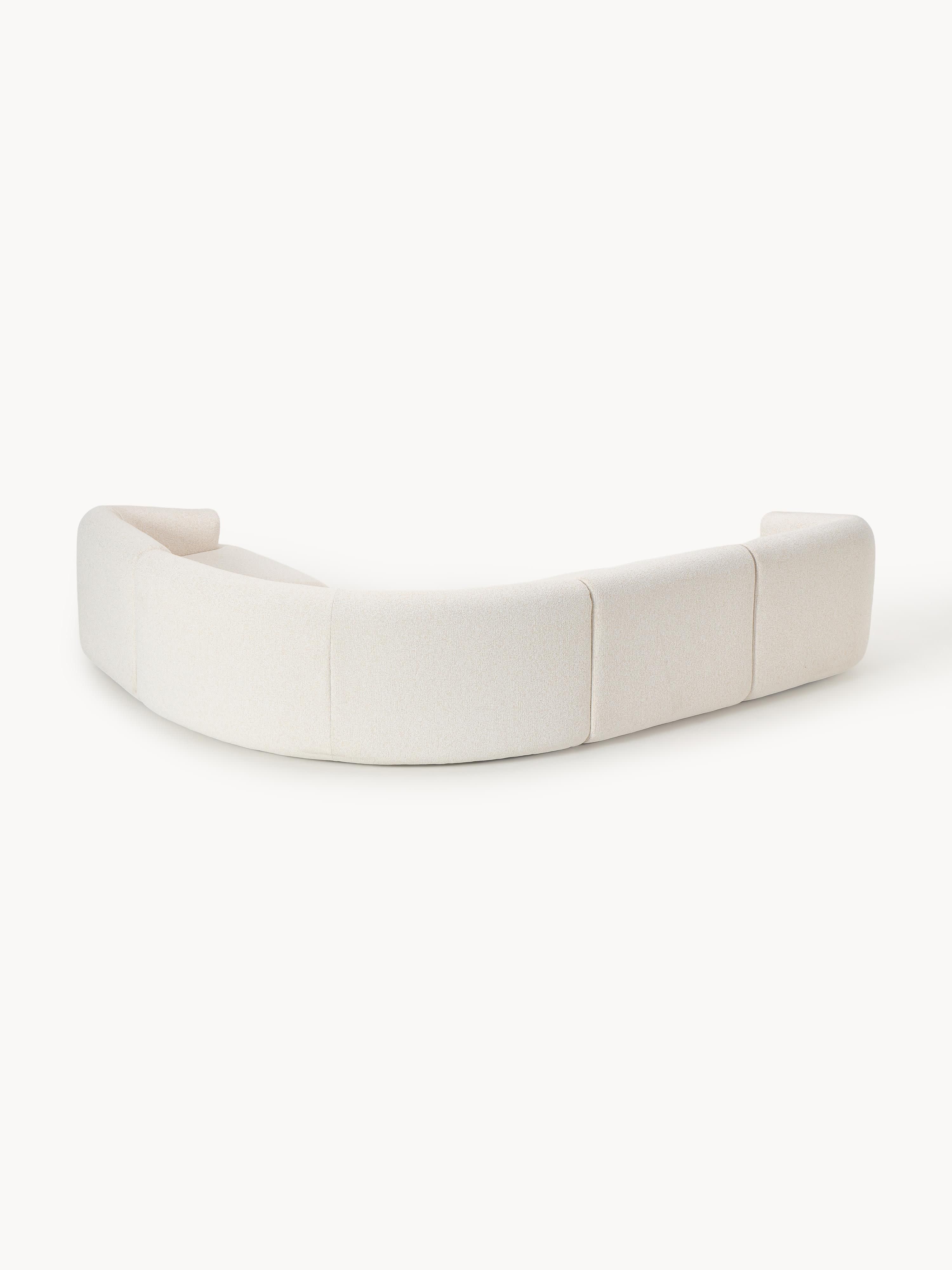Modulares Bouclé-Ecksofa Sofia (4-Sitzer)