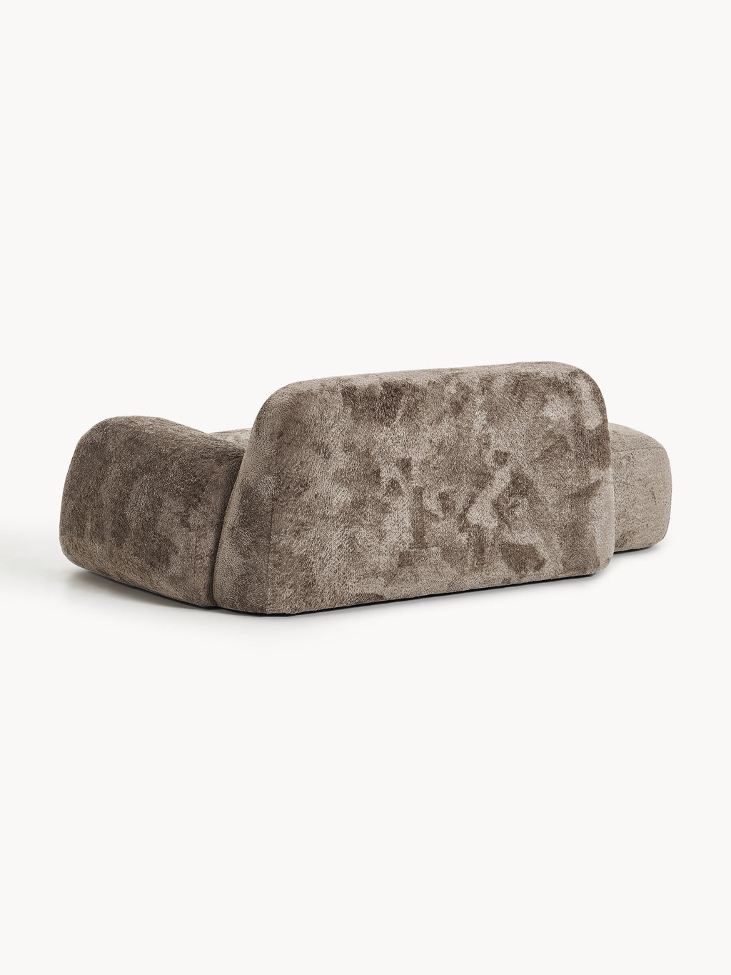 Teddy-Bouclé-Sofa Wolke (2-Sitzer) mit Chaiselongue
