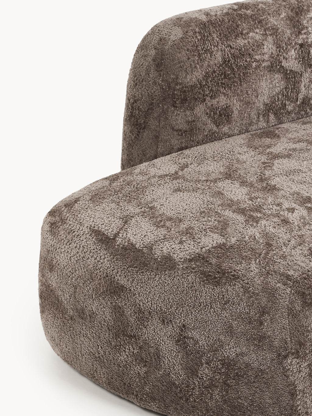Teddy-Bouclé-Sofa Wolke (2-Sitzer) mit Chaiselongue