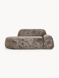 Galeriebild 1 - Teddy-Bouclé-Sofa Wolke (2-Sitzer) mit Chaiselongue