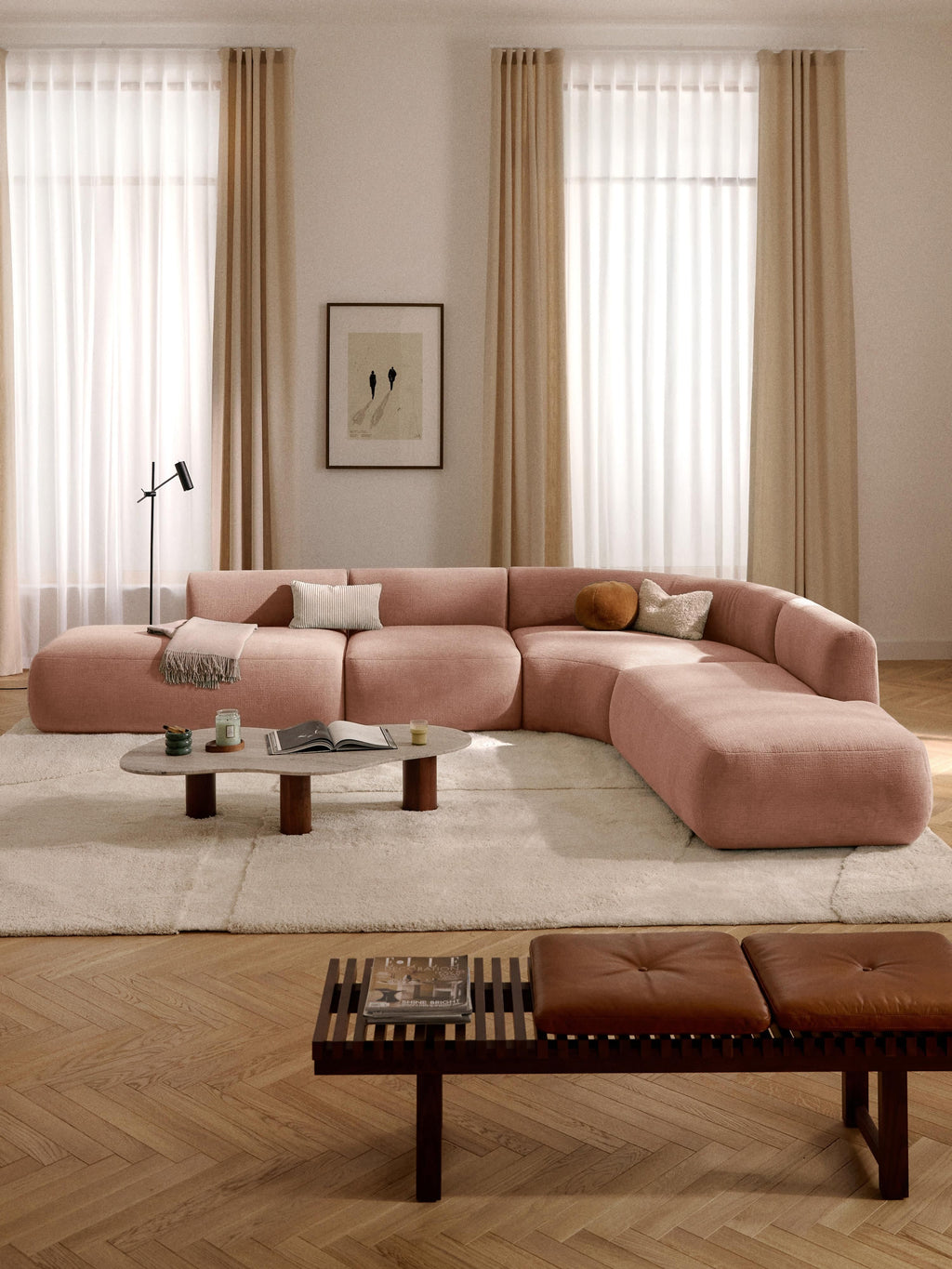 Modulares Ecksofa Sofia (4-Sitzer)