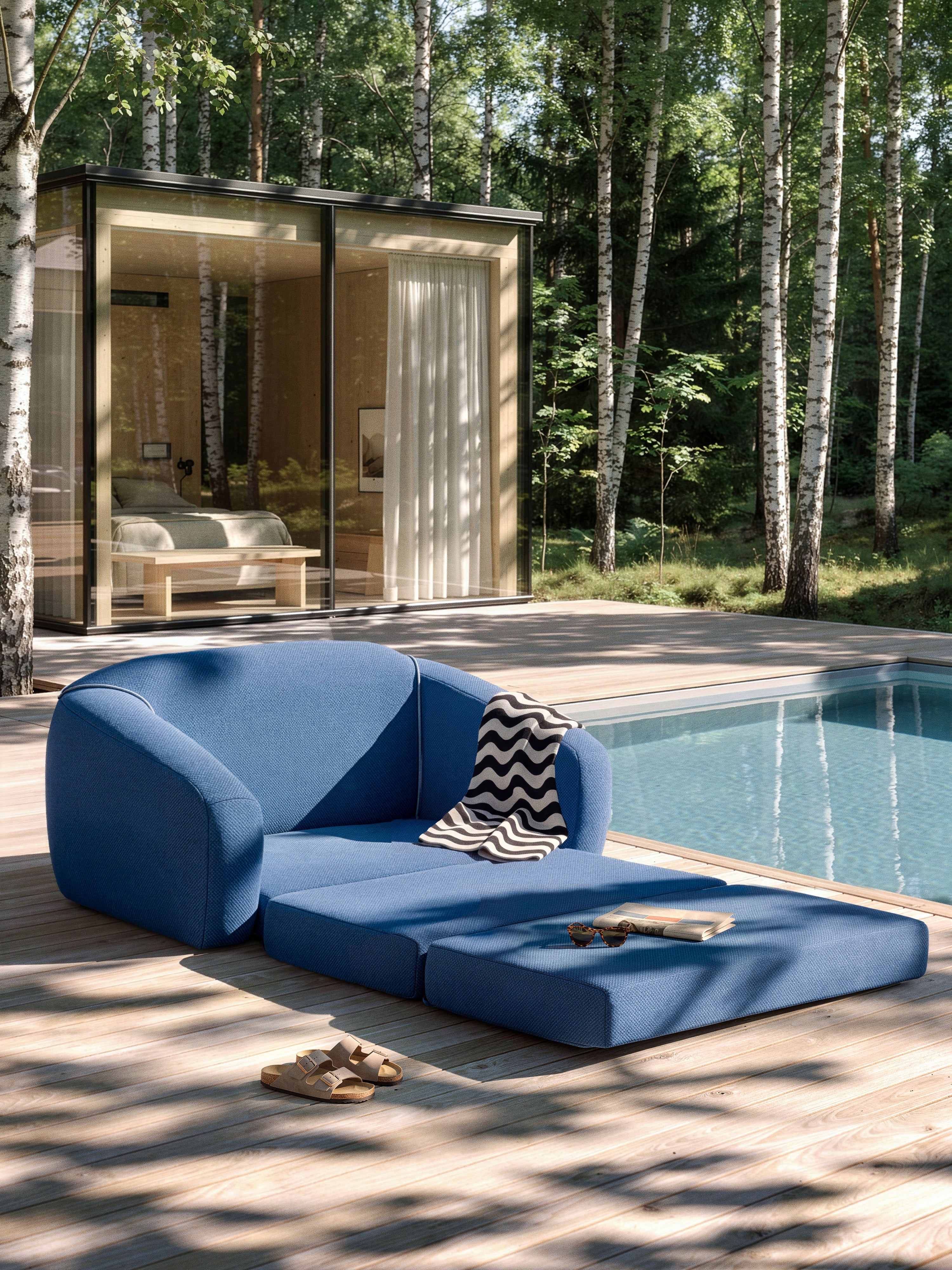 Garten-Sofa / Daybed Soleil (2-Sitzer)