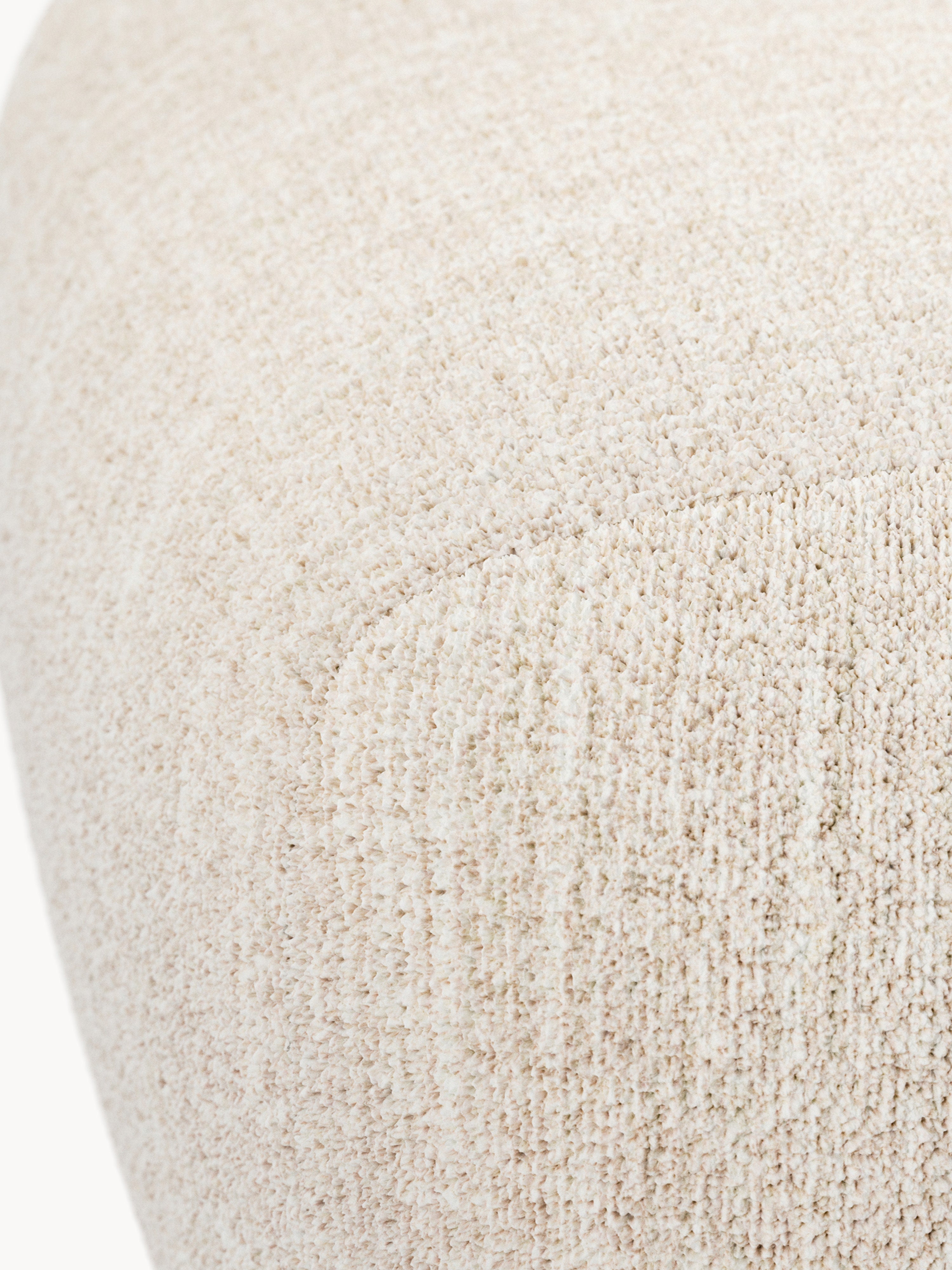 Großer Bouclé-Sofa-Hocker Wolke