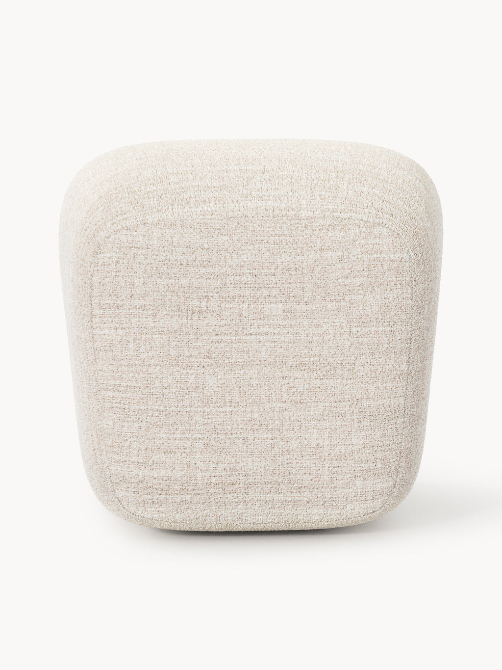 Hoher Bouclé-Sofa-Hocker Wolke