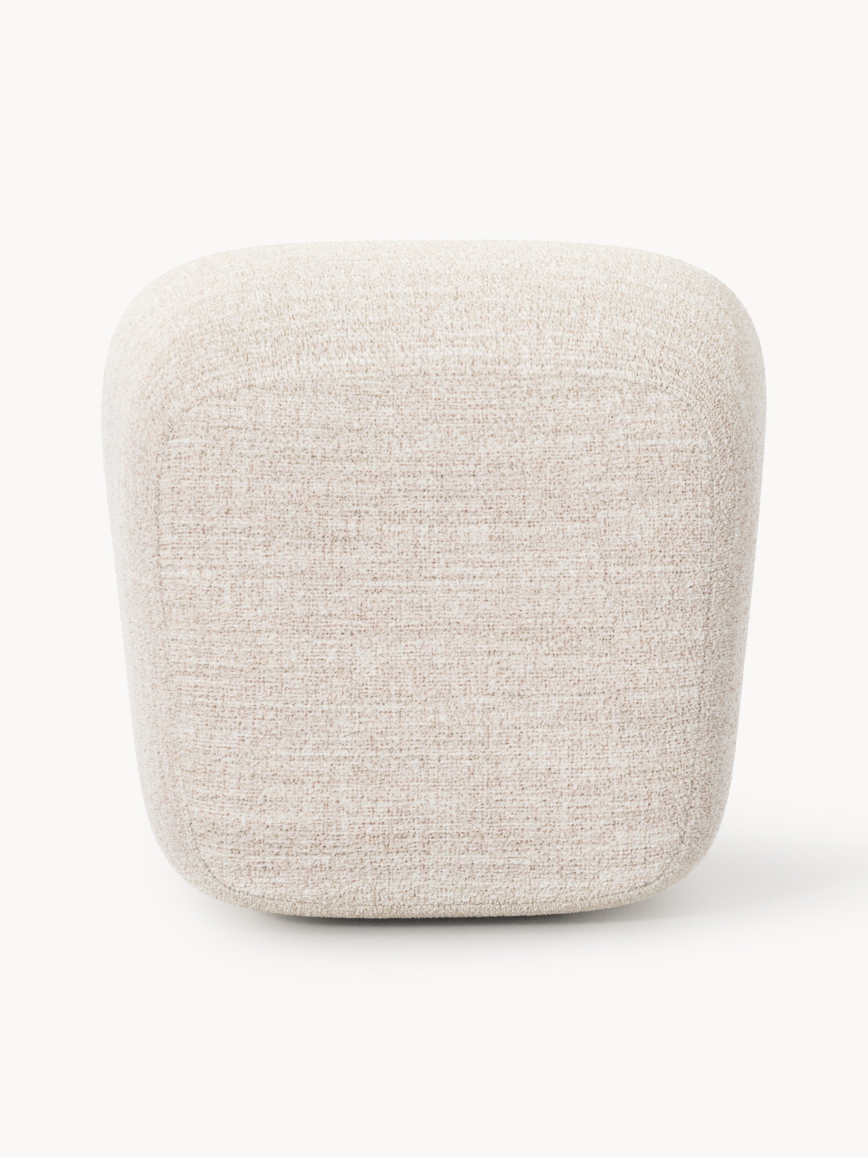 Hoher Bouclé-Sofa-Hocker Wolke