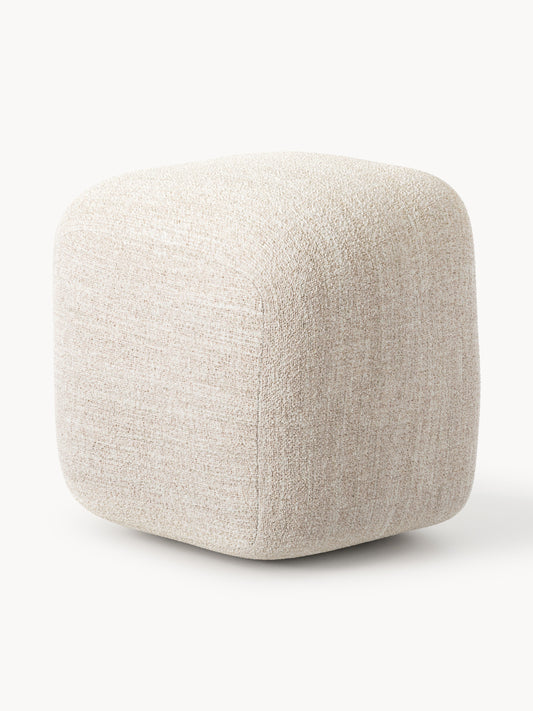 Galeriebild 1 - Hoher Bouclé-Sofa-Hocker Wolke