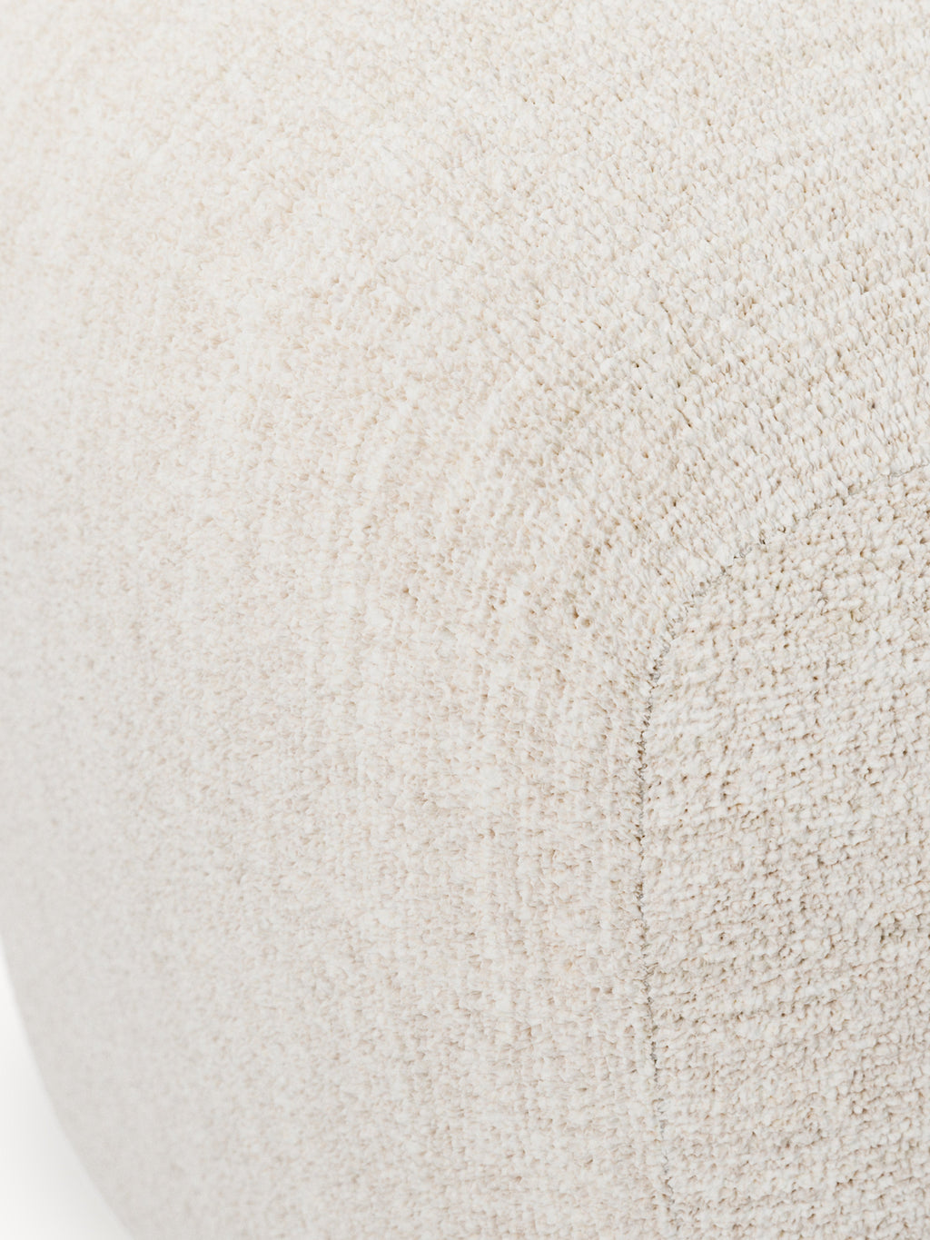 Hoher Bouclé-Sofa-Hocker Wolke