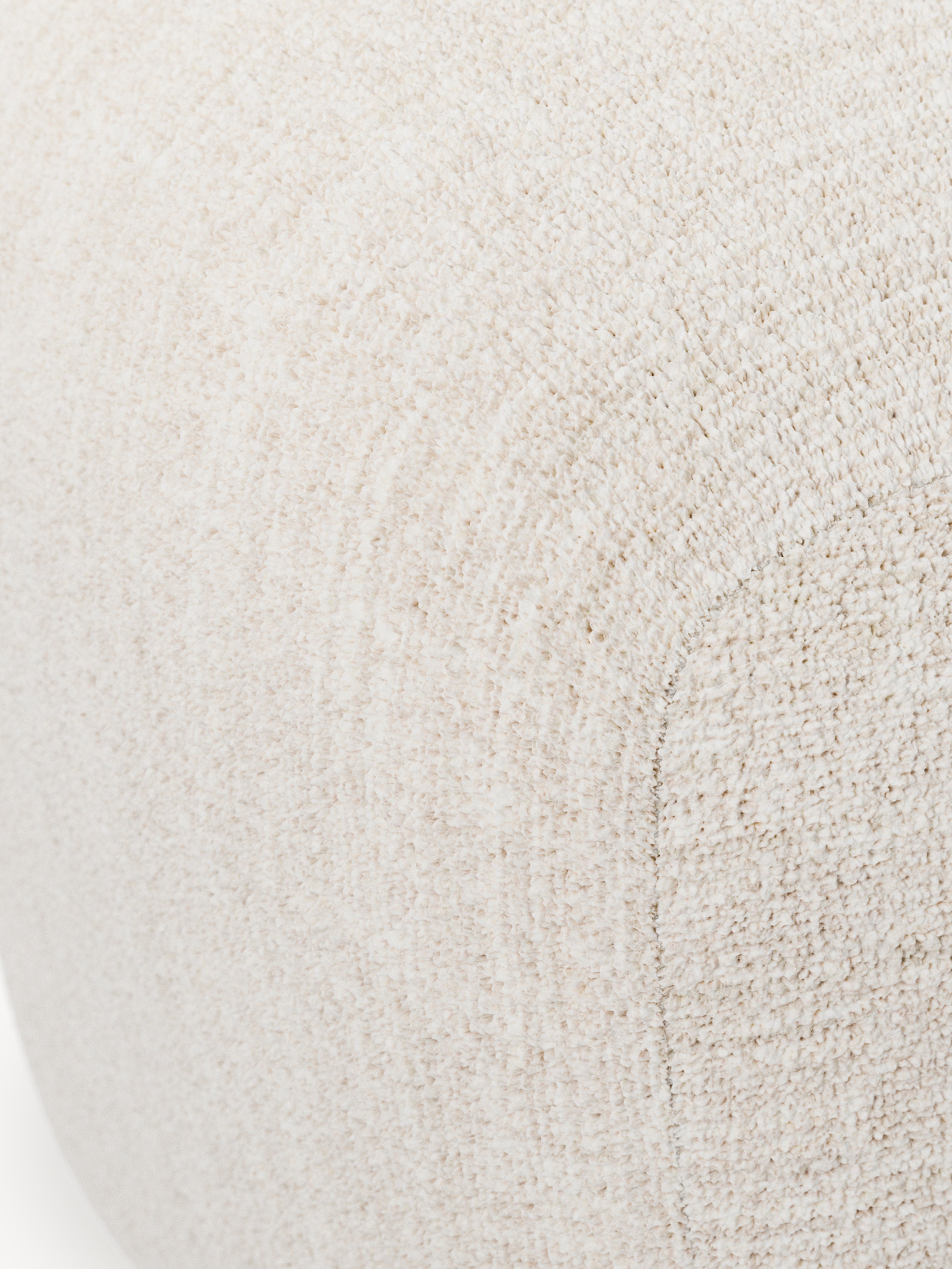 Hoher Bouclé-Sofa-Hocker Wolke