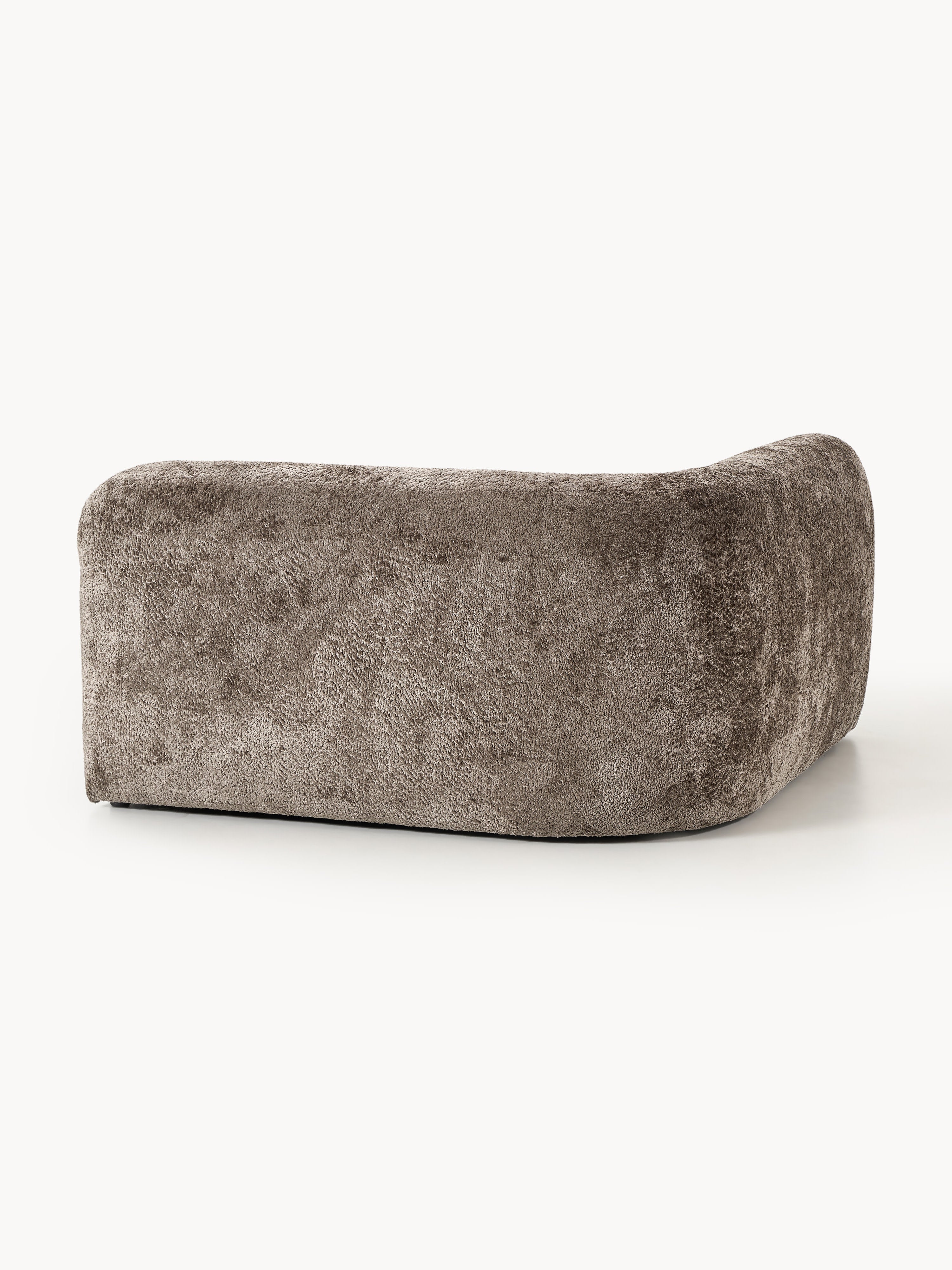 Rundes Teddy-Bouclé-Eckmodul Wolke