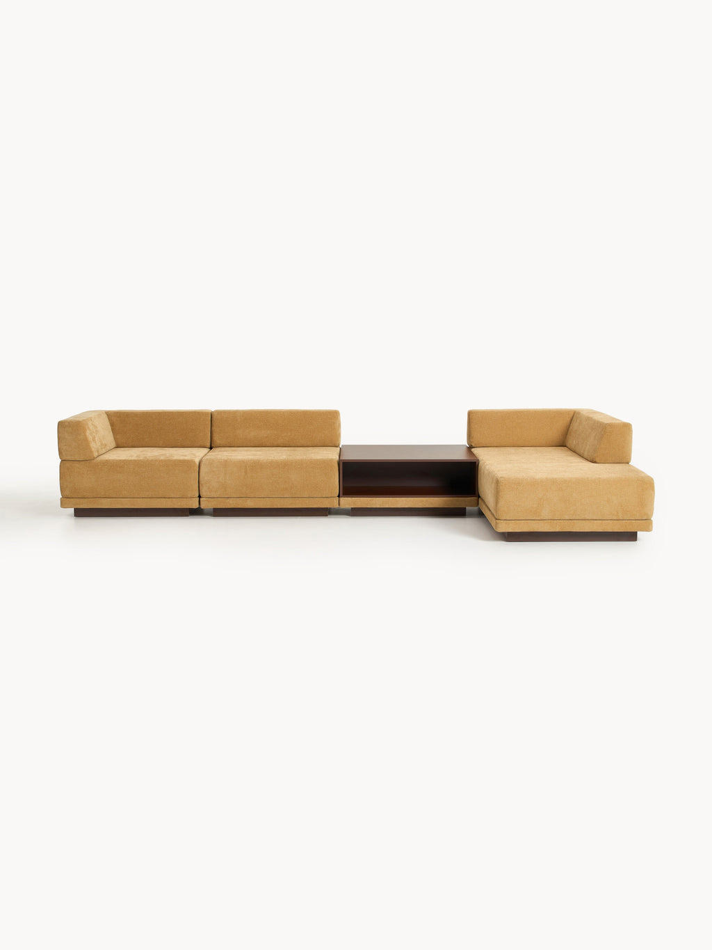 Modulares Ecksofa Colin (4-Sitzer) mit Couchtisch