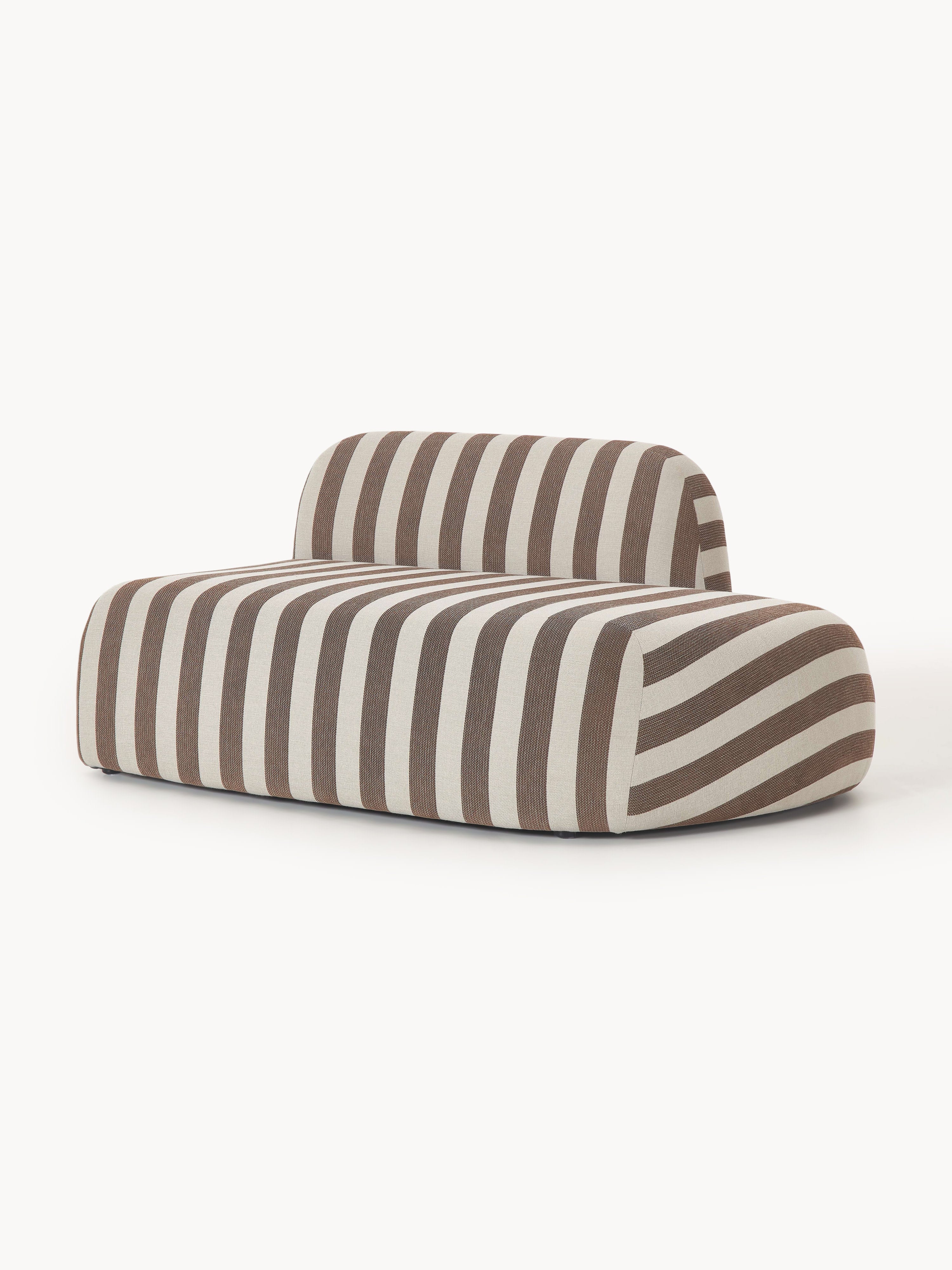 Gestreiftes Chaise-Modul Wolke