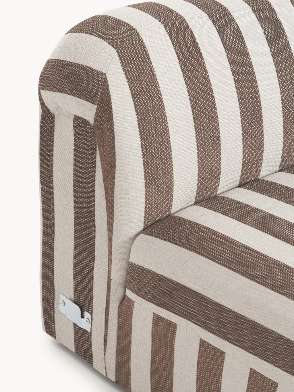 Gestreiftes Chaise-Modul Wolke