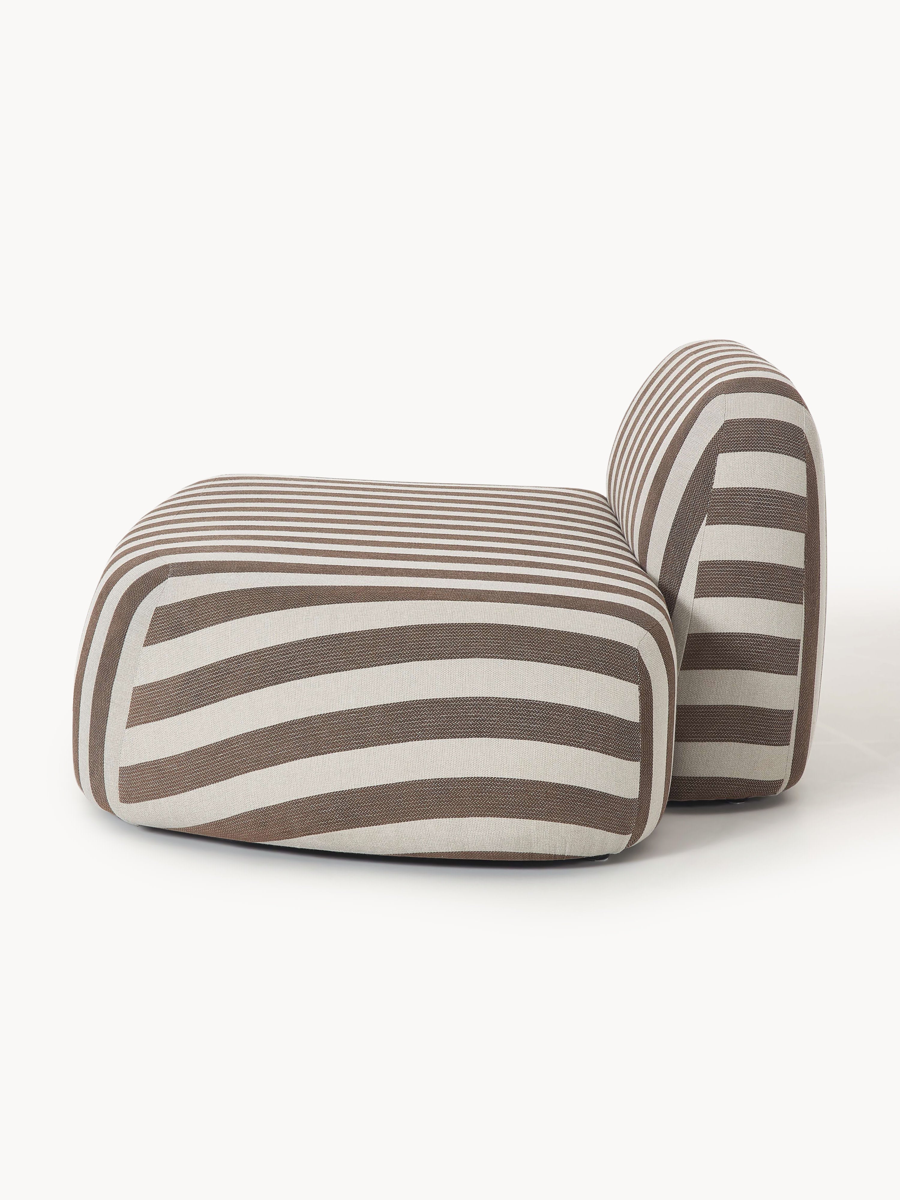 Gestreiftes Chaise-Modul Wolke