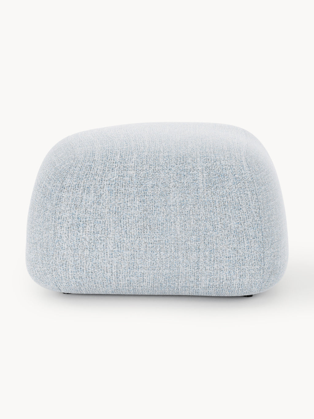 Ovaler Bouclé-Sofa-Hocker Wolke