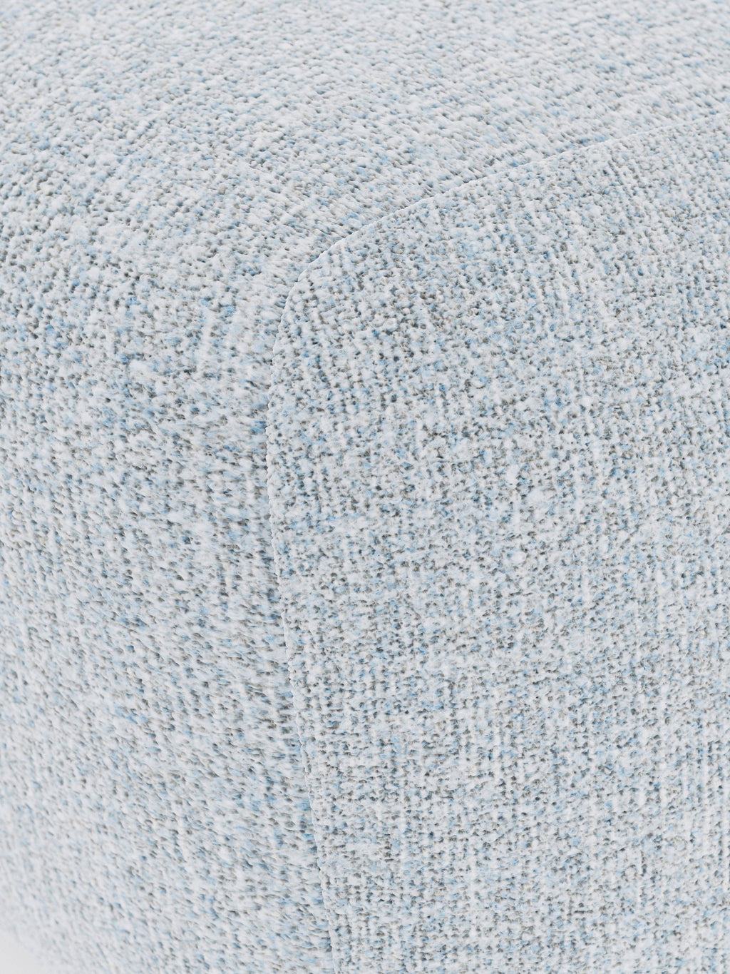 Ovaler Bouclé-Sofa-Hocker Wolke