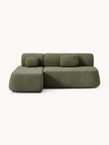 Galeriebild 1 - Schlafsofa Pao aus Teddy-Bouclé mit Stauraum