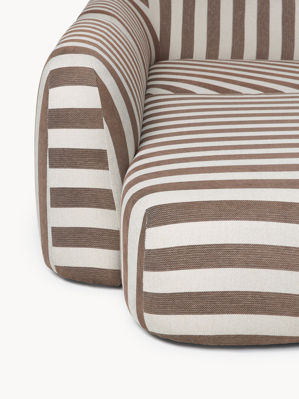 Modulares Gestreiftes XL-Sofa Wolke